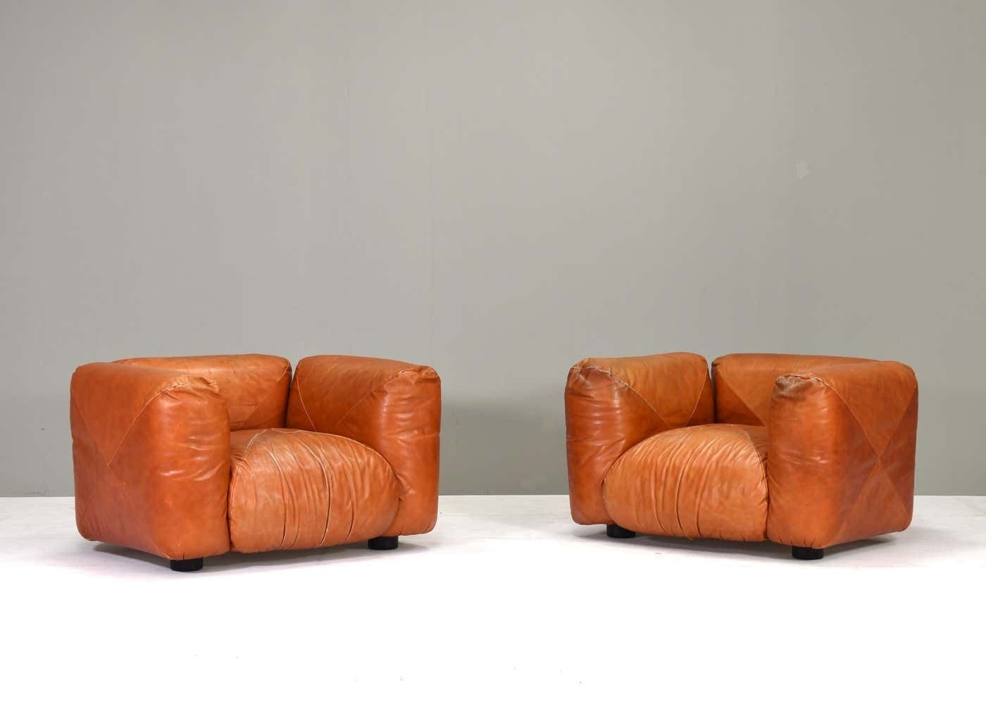 Mario Marenco Lounge Armchairs Model Marius&Marius By Arflex, Italy – Circa 1970 photo Furniture
