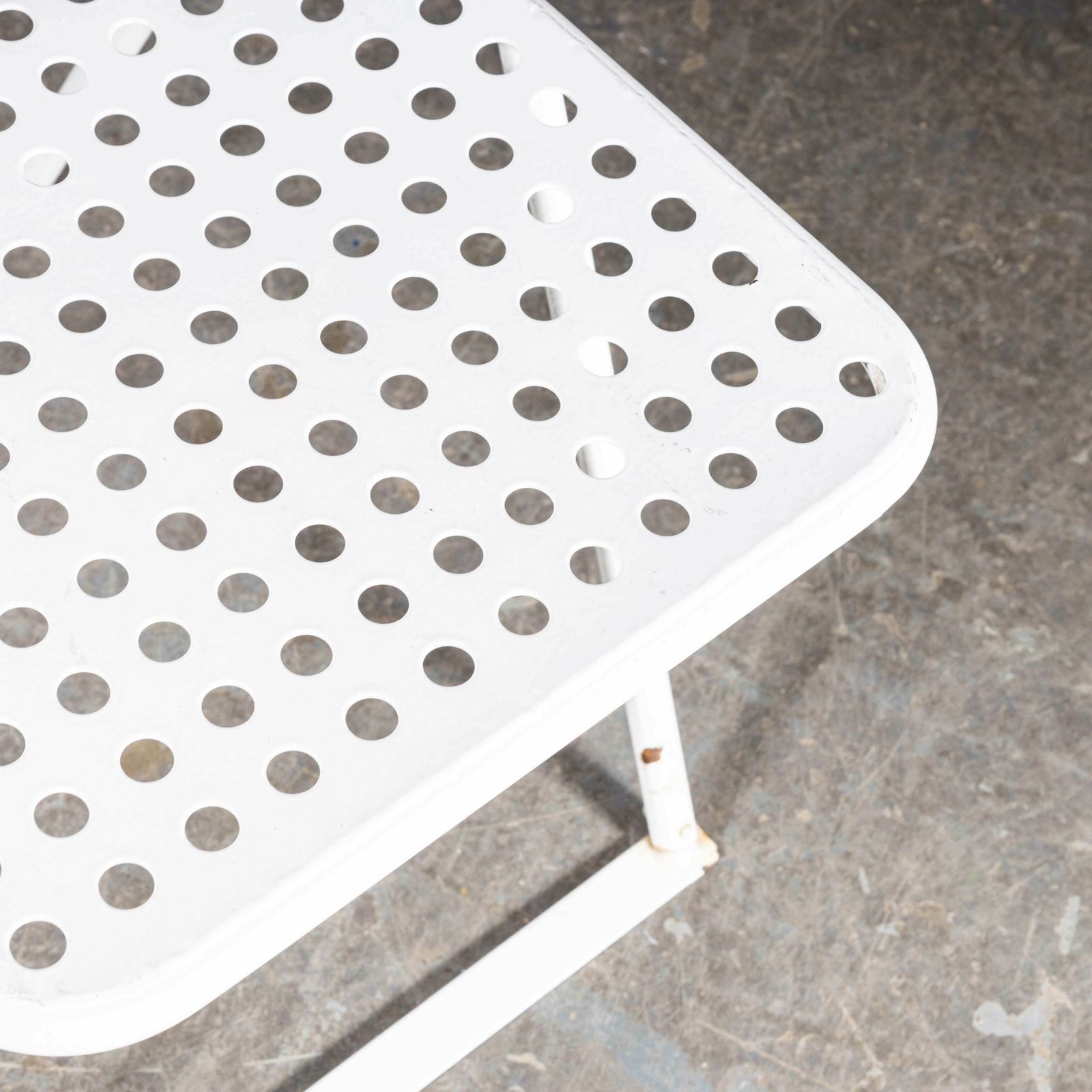1970’s Egon Eiremann House In Baden Baden White Metal Chairs – Set Of Four photo furniture
