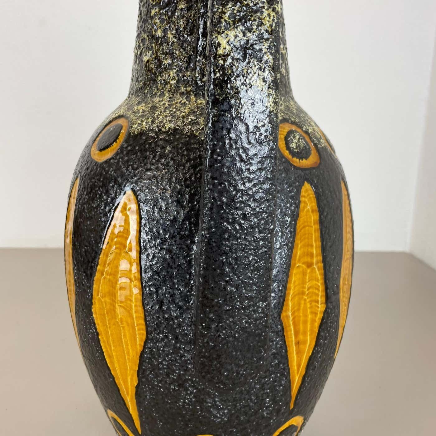 photo buy Large Pottery Fat Lava "Abstract" 279 38 Floor Vase By Scheurich, Wgp 1970s