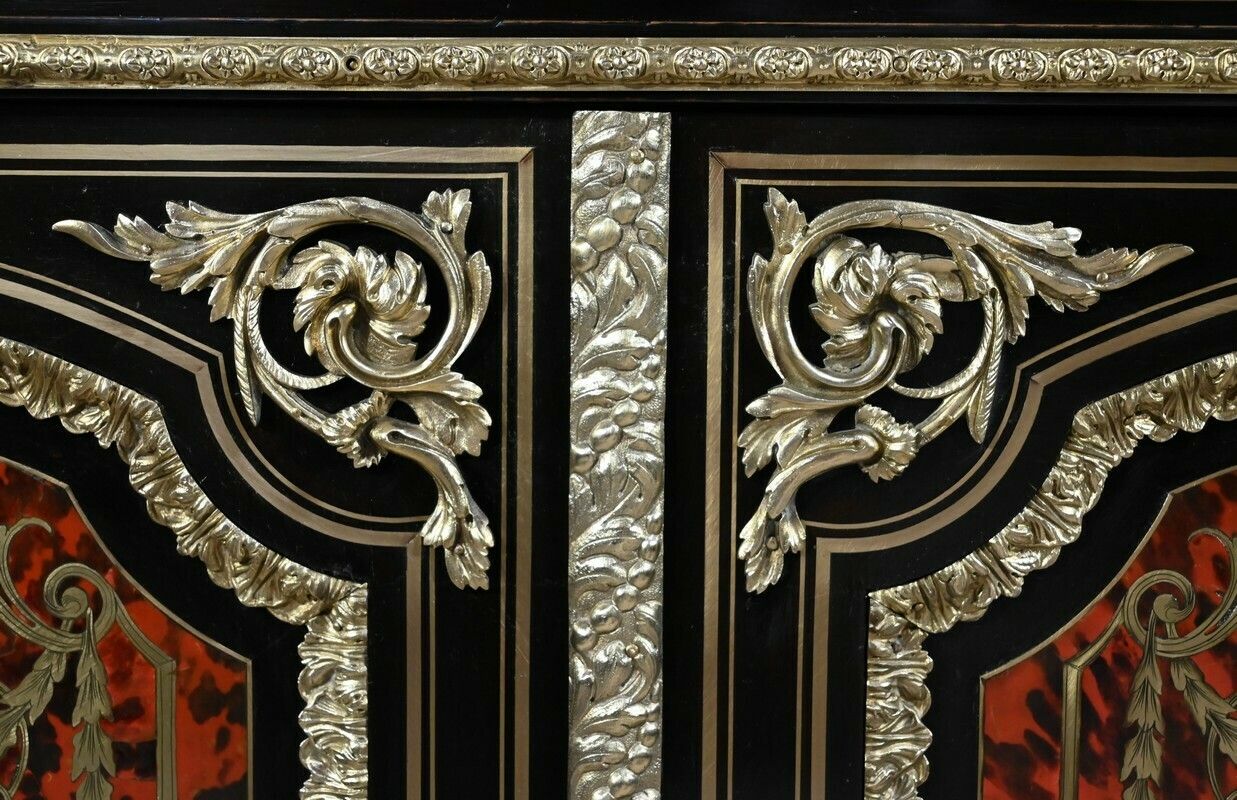 Furniture “Boule” Marquetry Buffet, Napoleon III Period – Mid 19th Century photo