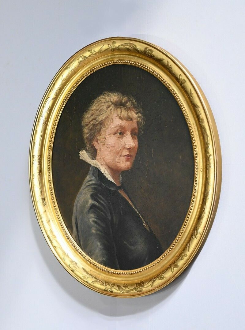 Important Oil Painting, 19th Century School – Mid 19th Century photo Art