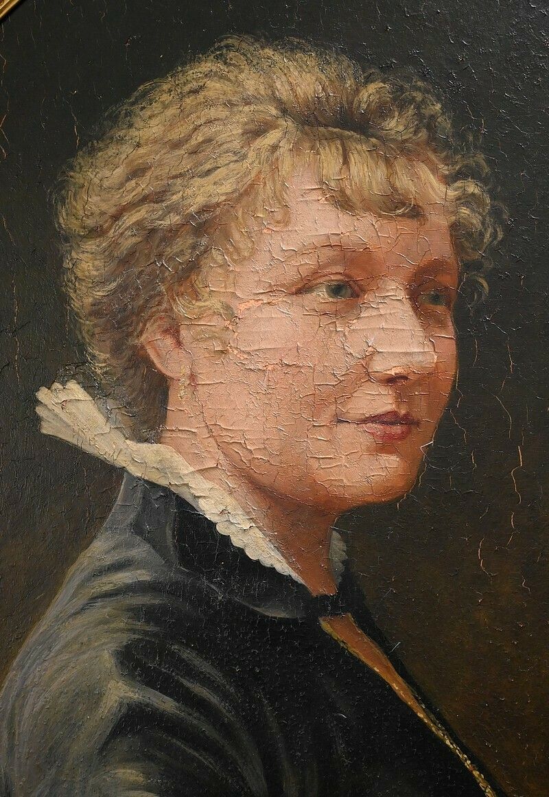 Important Oil Painting, 19th Century School – Mid 19th Century photo vinterior