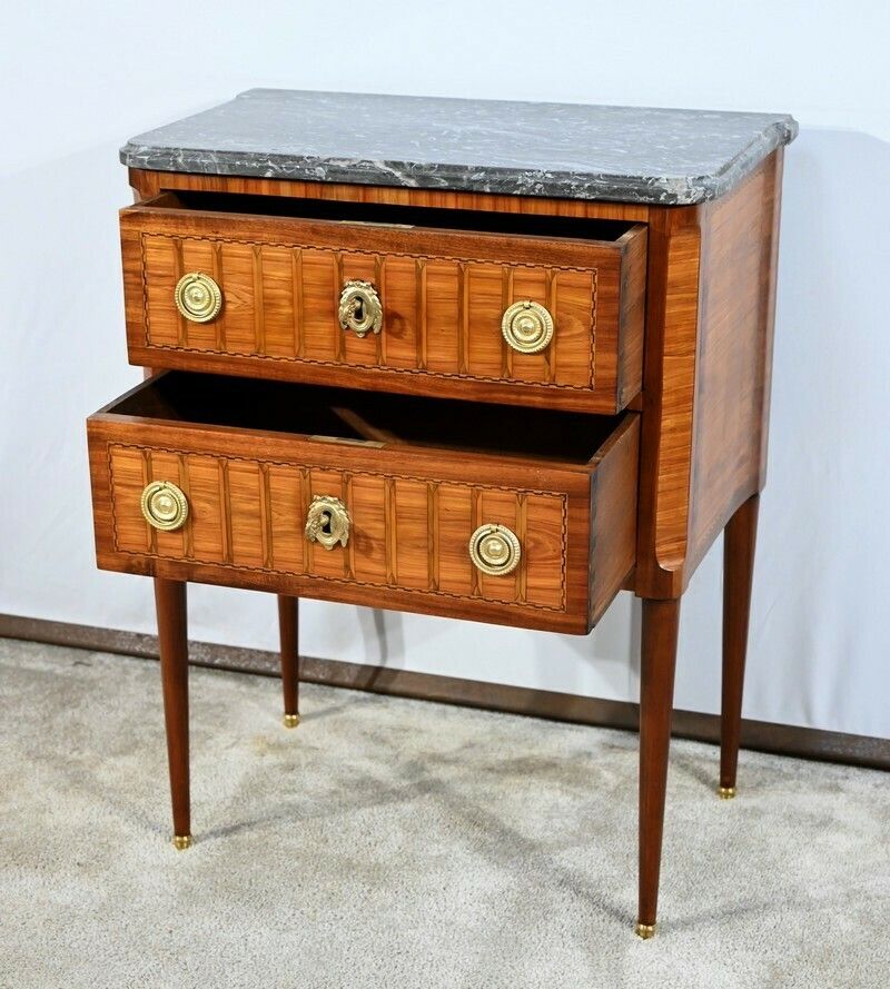 Small Chest Of Drawers In Mahogany And Rosewood, Louis XVI – 18th Century photo Furniture