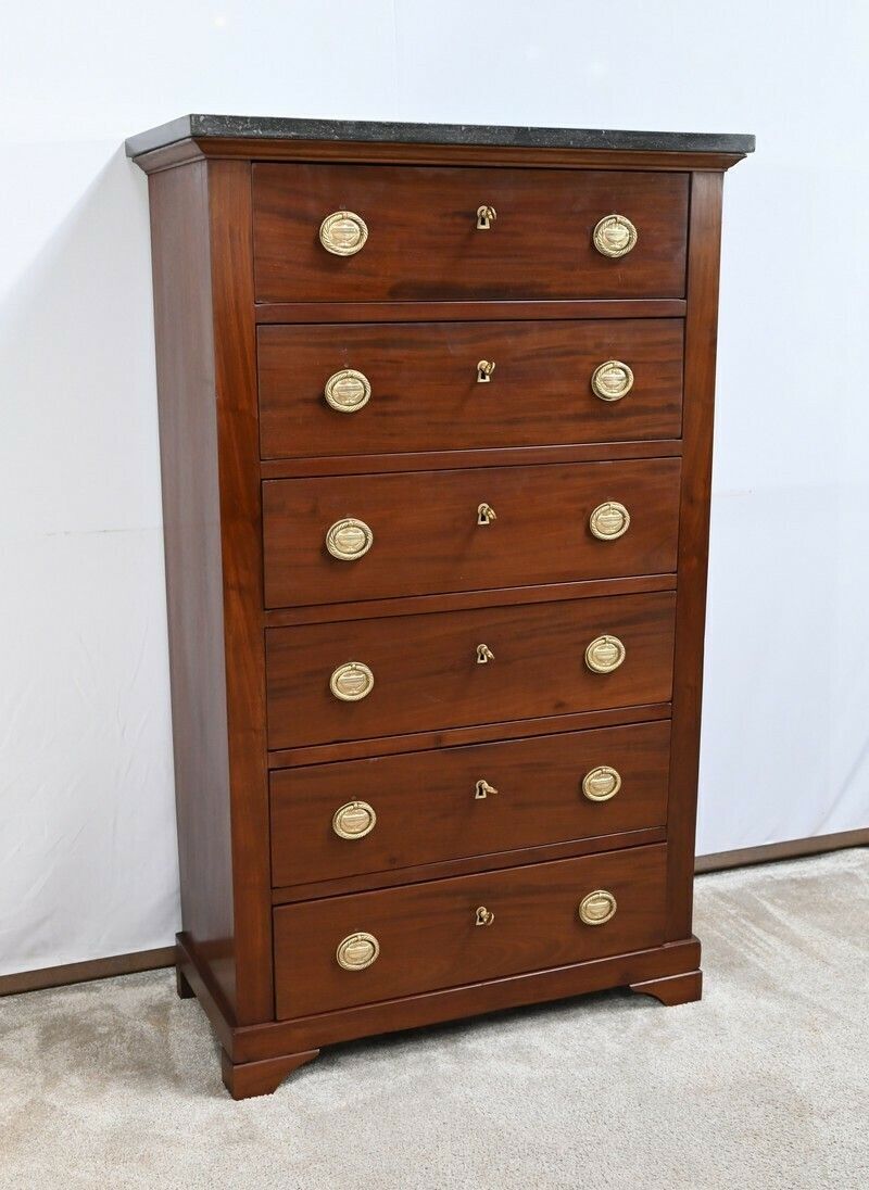 Mahogany Chest Of Drawers, Directoire Period   Early 19th Century photo furniture