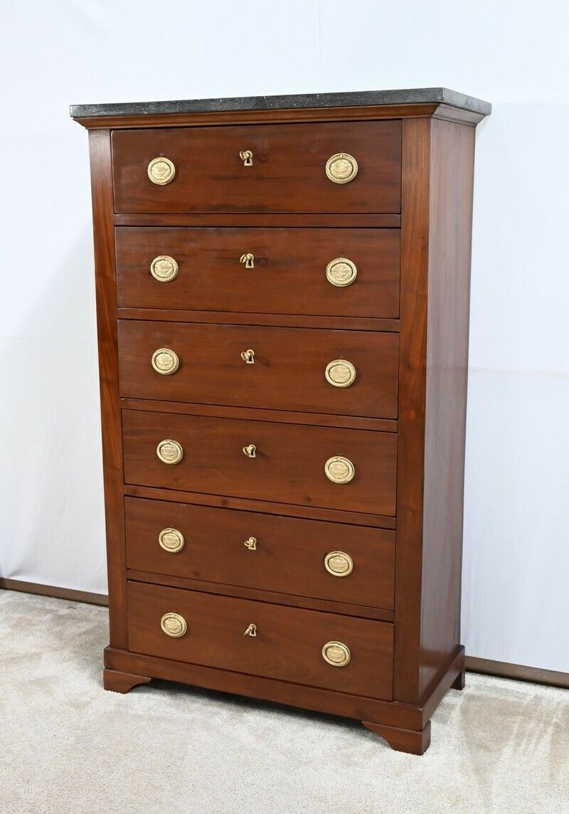 Mahogany Chest Of Drawers, Directoire Period   Early 19th Century photo for sale