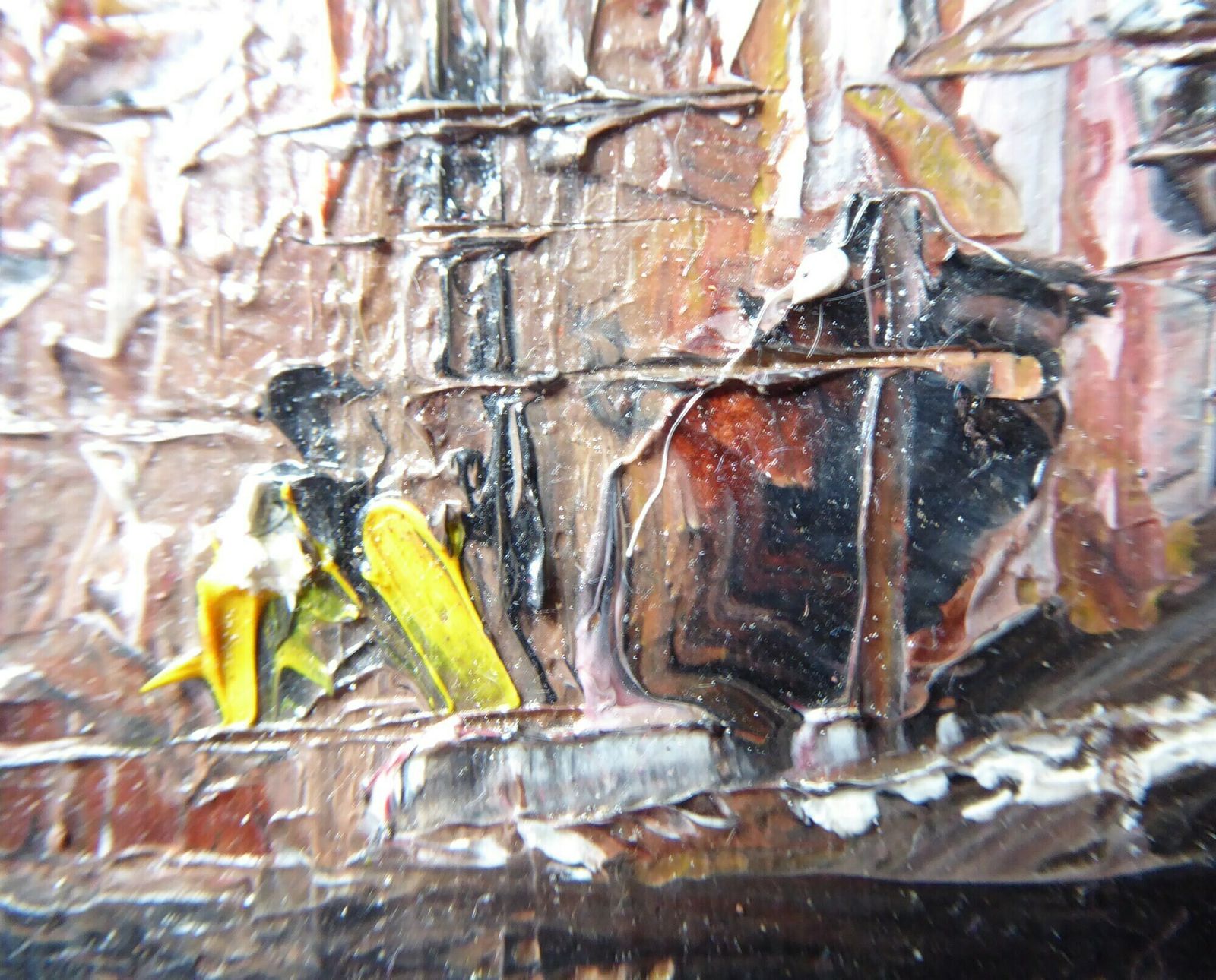 Maritime Oil Painting | Original Signed French Art photo vinterior