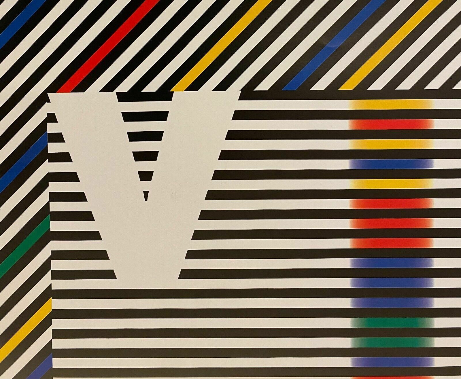 photo vintage Milton Glaser, 1996   50 Years Of Vespa   Original Advertising Poster