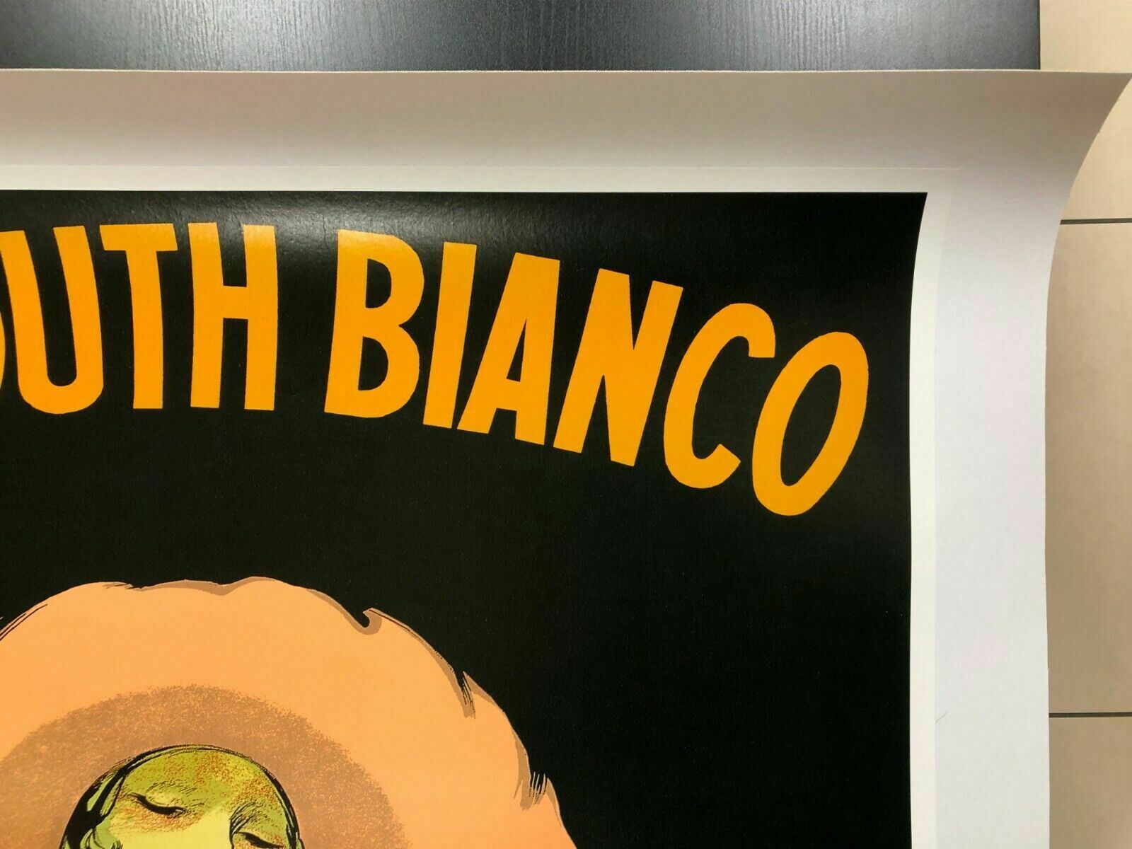 Marcello Dudovich, 1980s   Vermouth Bianco  Original Vintage Affiche Linen Backed On Canvas photo buy