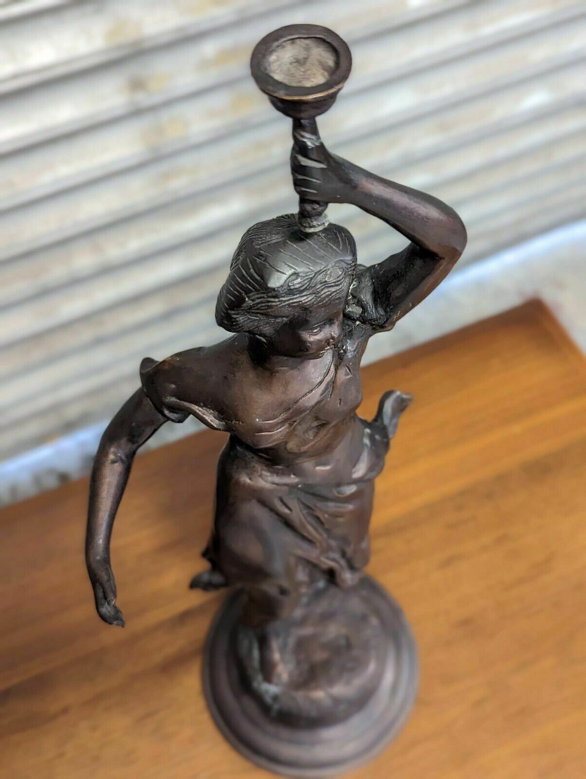 Bronze Lady With Torch Statue photo 245.0