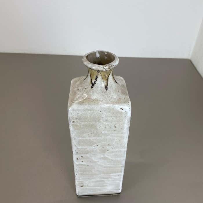 photo buy Unique Ceramic Studio Pottery Vase By Elio Schiavon Ceramics Padua Italy 1970s