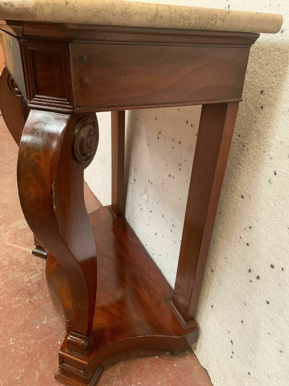 Louis Philippe Console In Mahogany And 19th Century Veneer photo buy