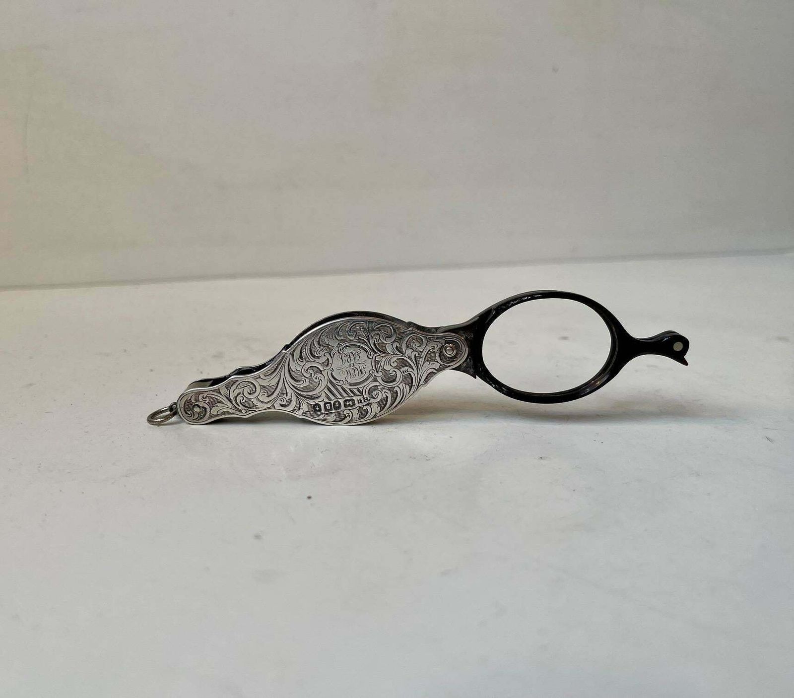 Antique Lorgnettes Pendant Spectacles In Silver By Georg Unite & Sons Birmingham photo furniture