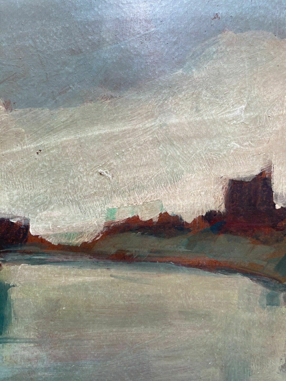 Oil Painting On Table, Landscape, 20th Century Tardelli photo 377.52
