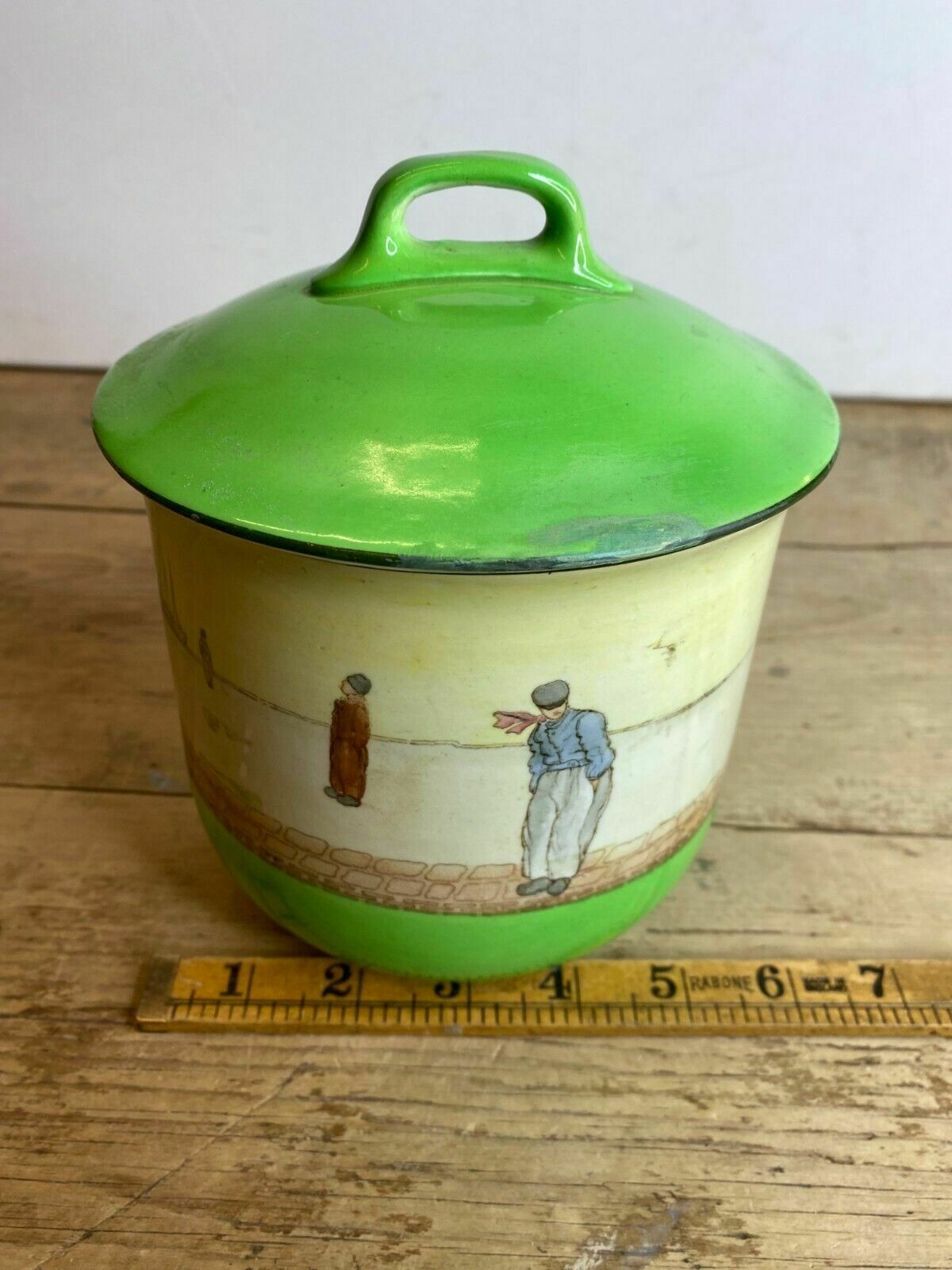 85.0 Rare Royal Doulton Seriesware Biscuit Barrel   Dutch A Harlem D1886 photo