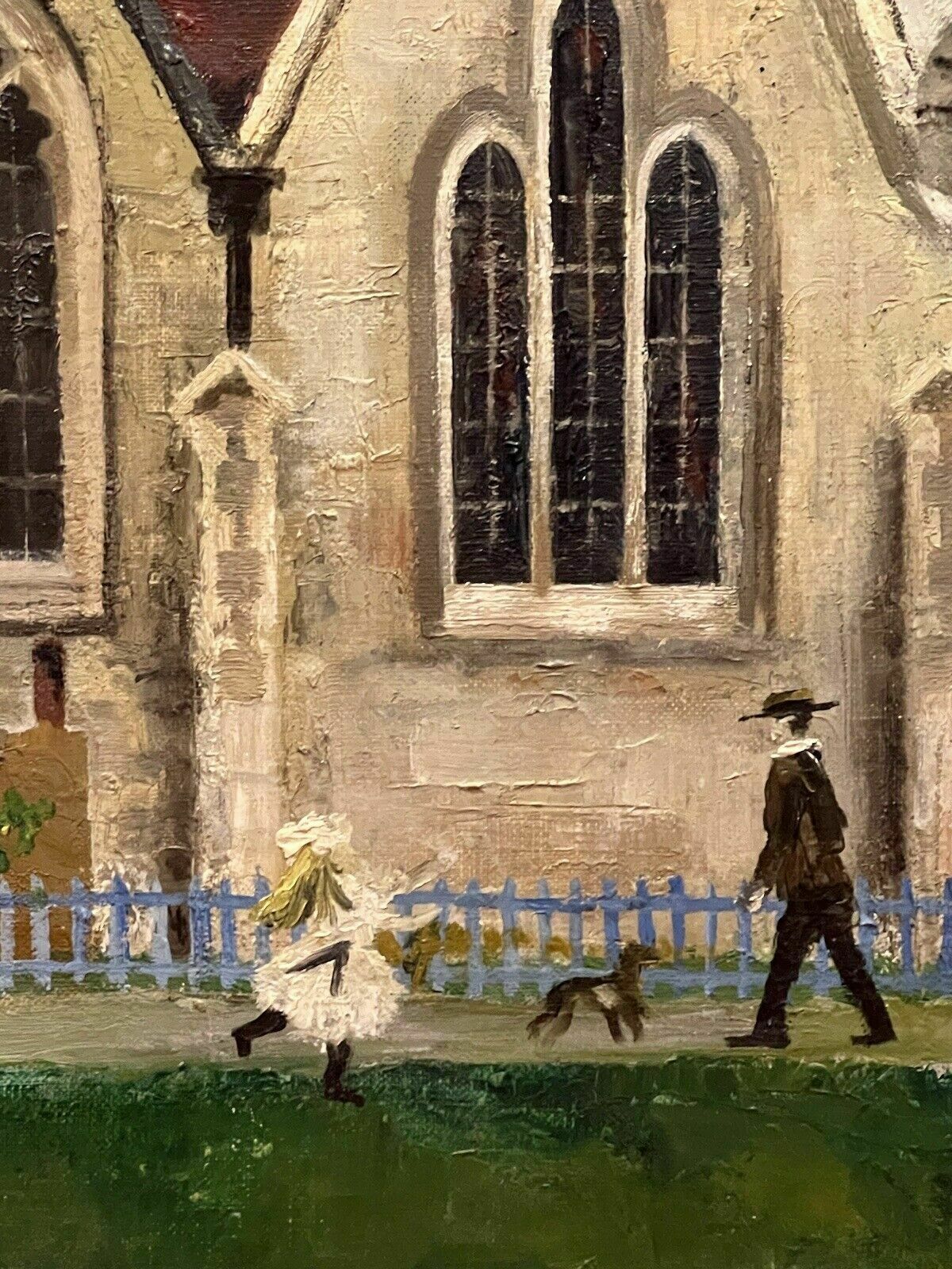 photo for sale Contemporary Naïve St Mary Magdalene Old Chiswick Oil Painting On Canvas