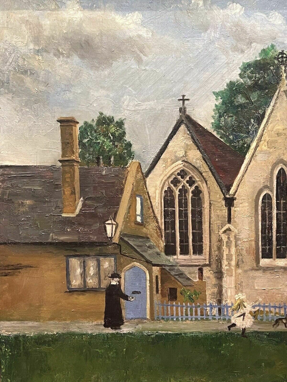 750.0 Contemporary Naïve St Mary Magdalene Old Chiswick Oil Painting On Canvas photo