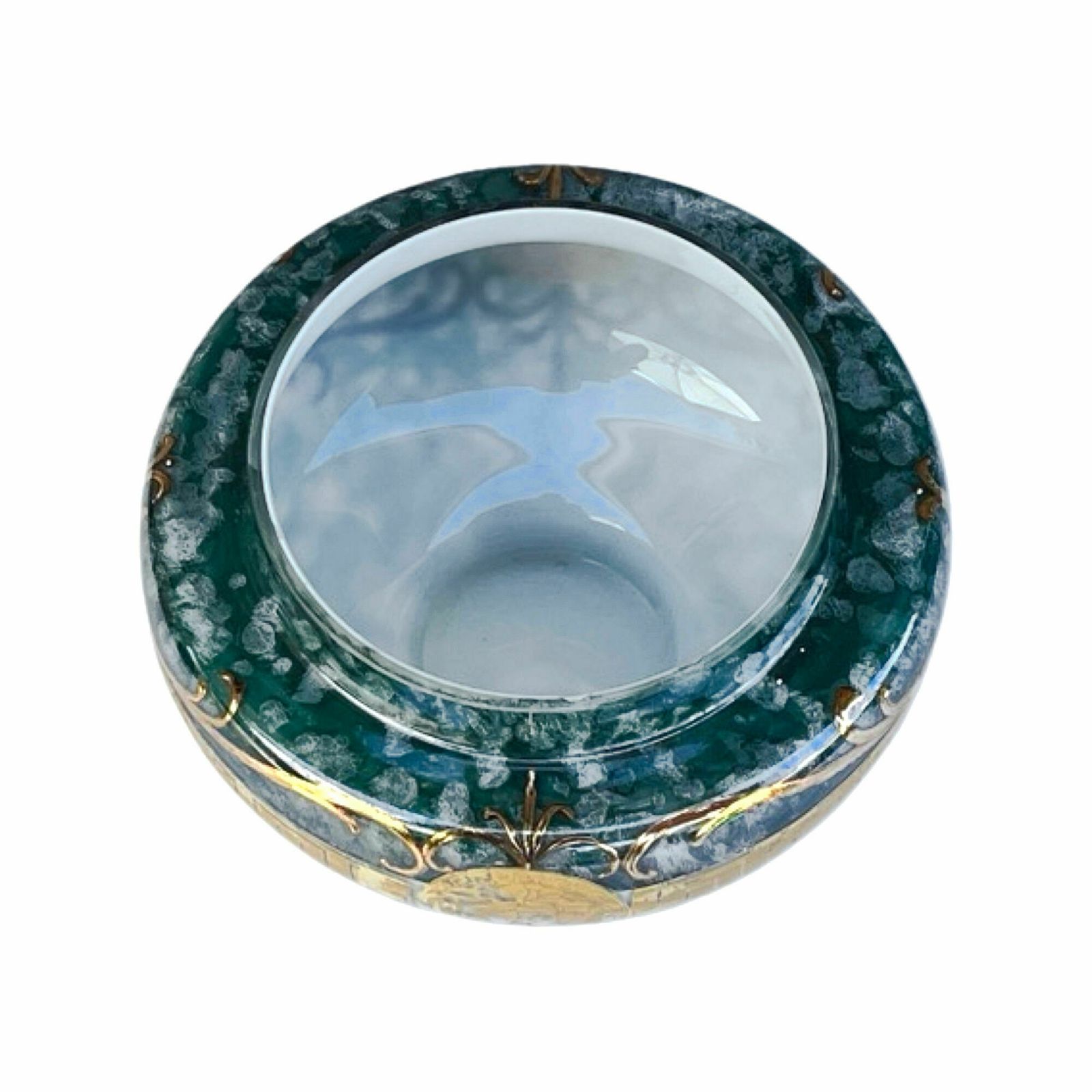 Vase En Verre D’art, Novy Bor, Tchécoslovaquie 1970 photo buy