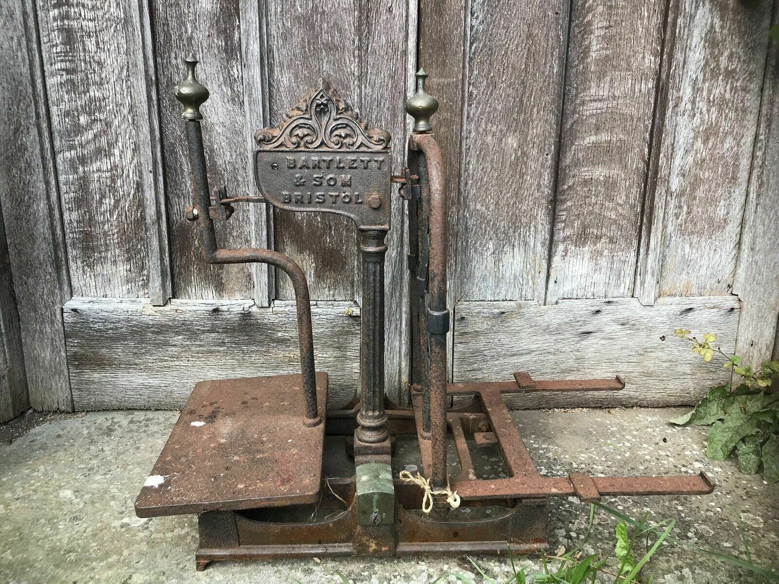 Rare Cast Iron And Bronze Millers Scale By Bartlett And Son photo for sale