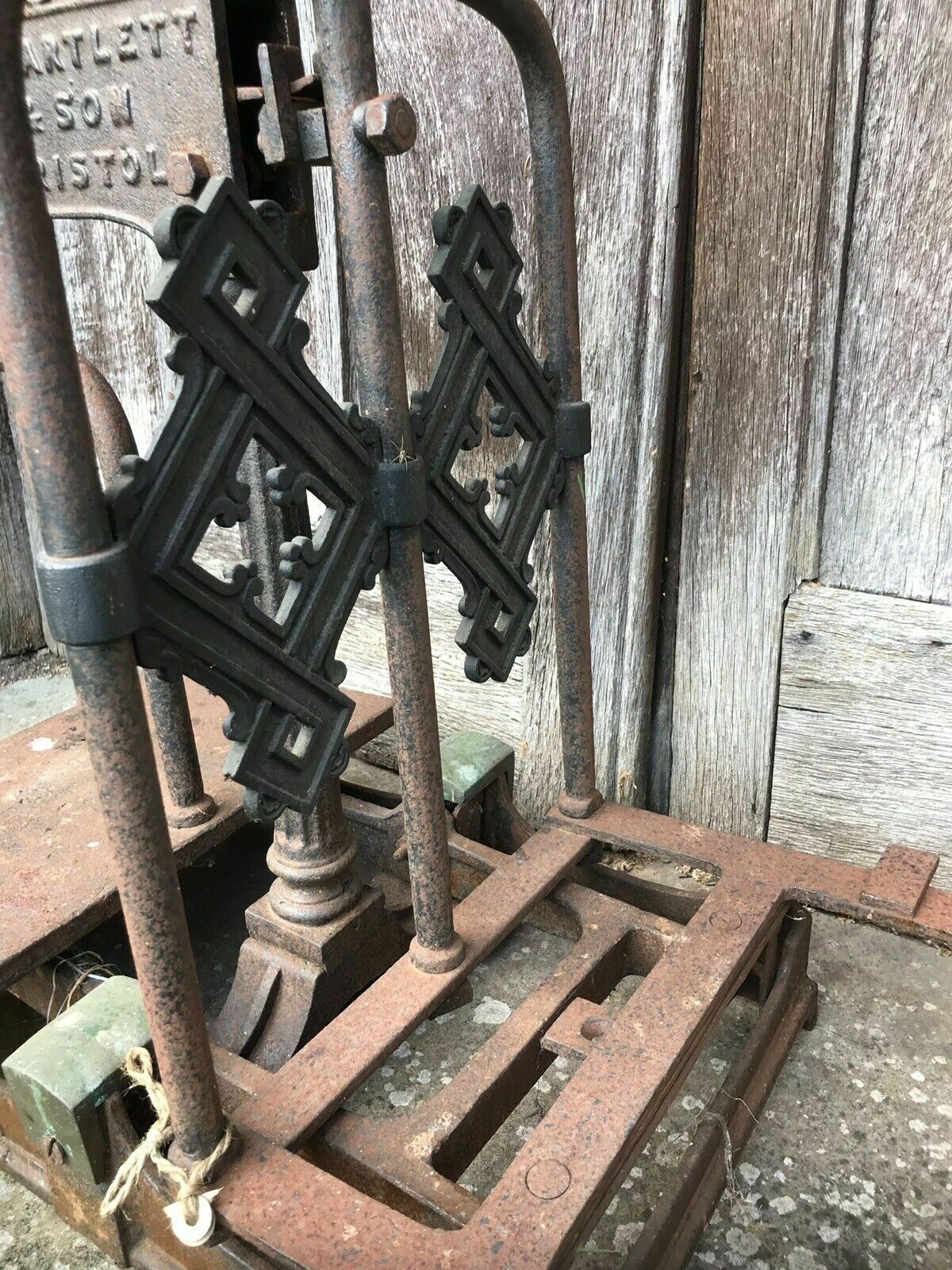 Rare Cast Iron And Bronze Millers Scale By Bartlett And Son photo 325.0