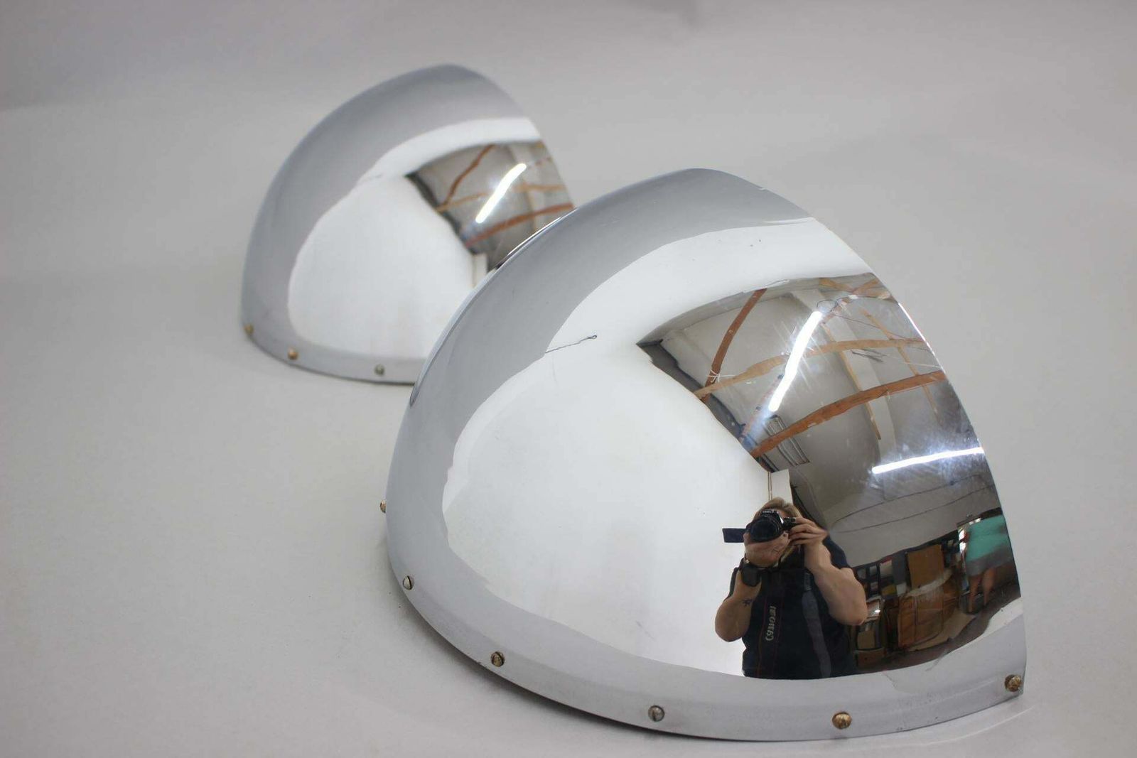 photo furniture 1930s Pair Of Exceptional Bauhaus Chrome Plated Wall Lamps/Scones, Czechoslovaki