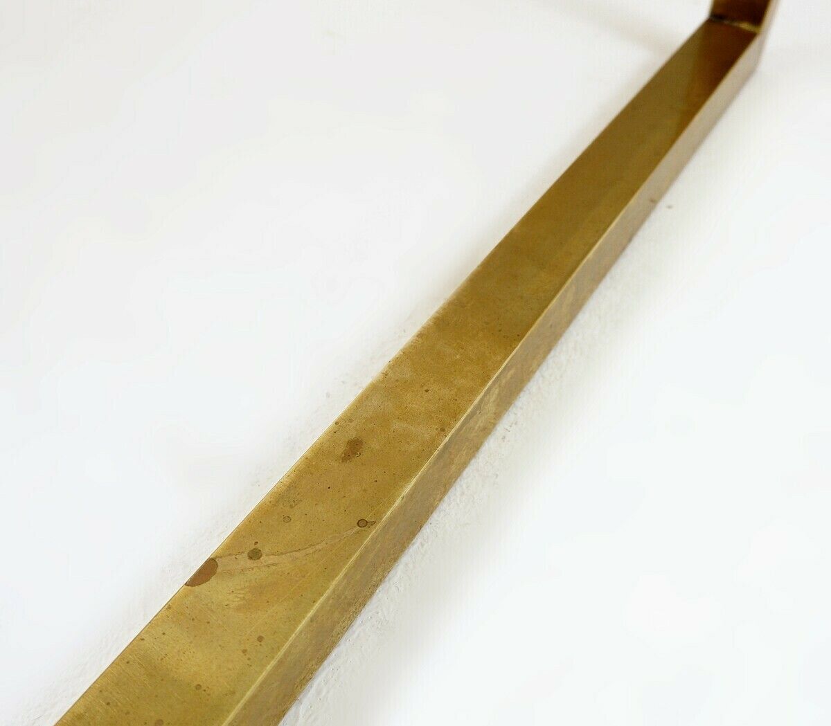 Mid Century Modern Brass & Glass Dining Table By Peter Ghyczy photo vintage