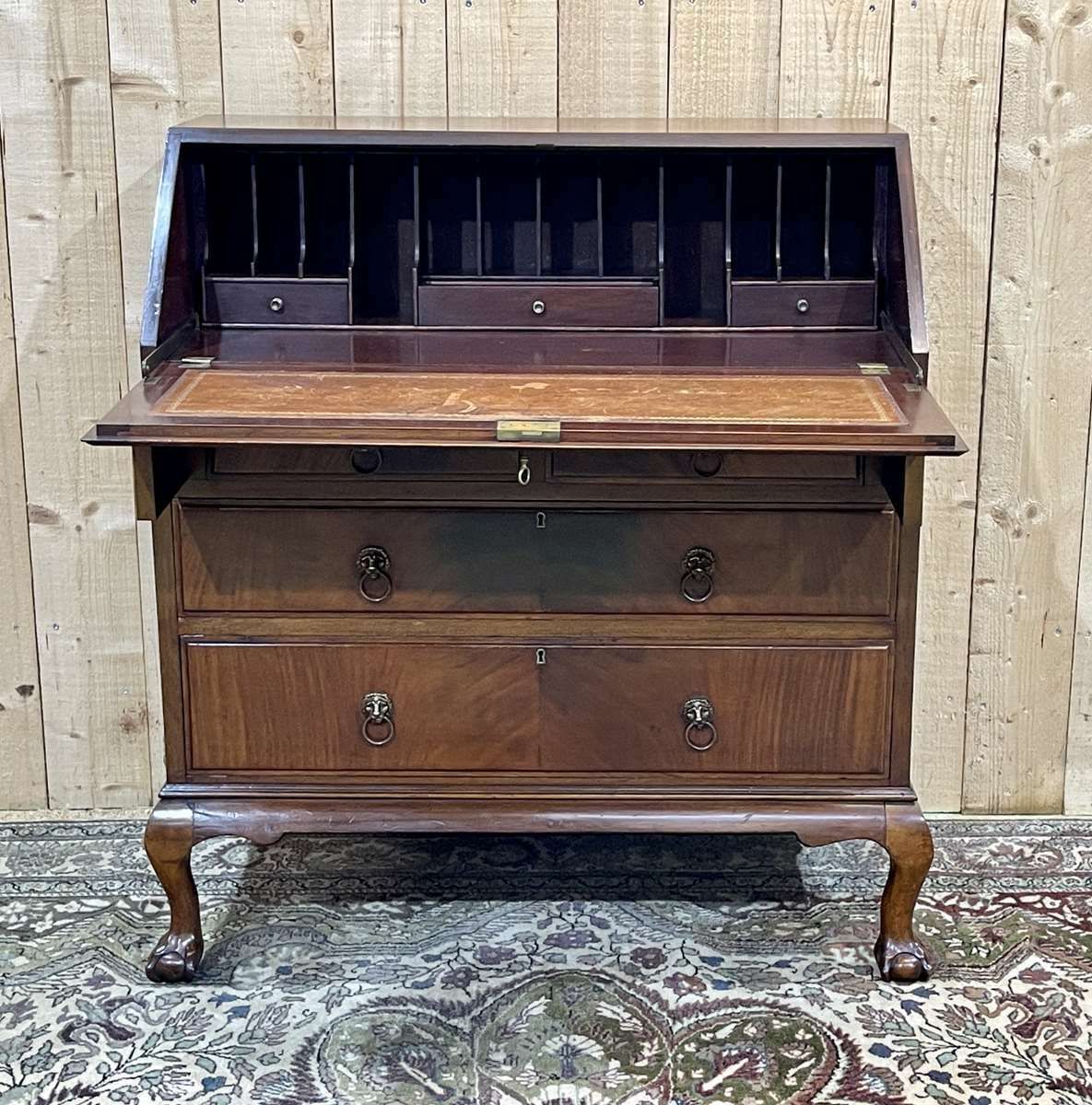 Donkey Desk In English In Mahogany From The 1930s