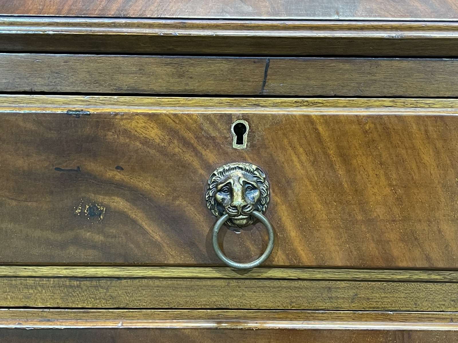 Furniture Donkey Desk In English In Mahogany From The 1930s photo