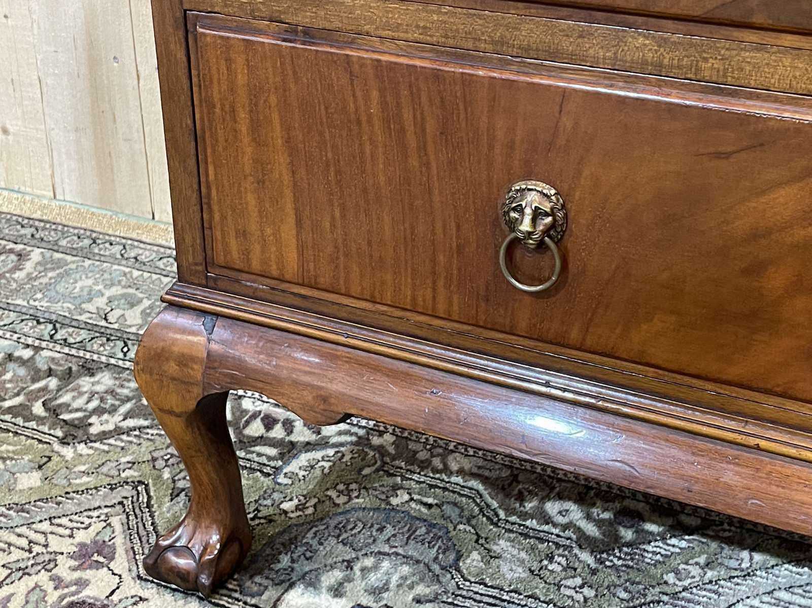 photo buy Donkey Desk In English In Mahogany From The 1930s