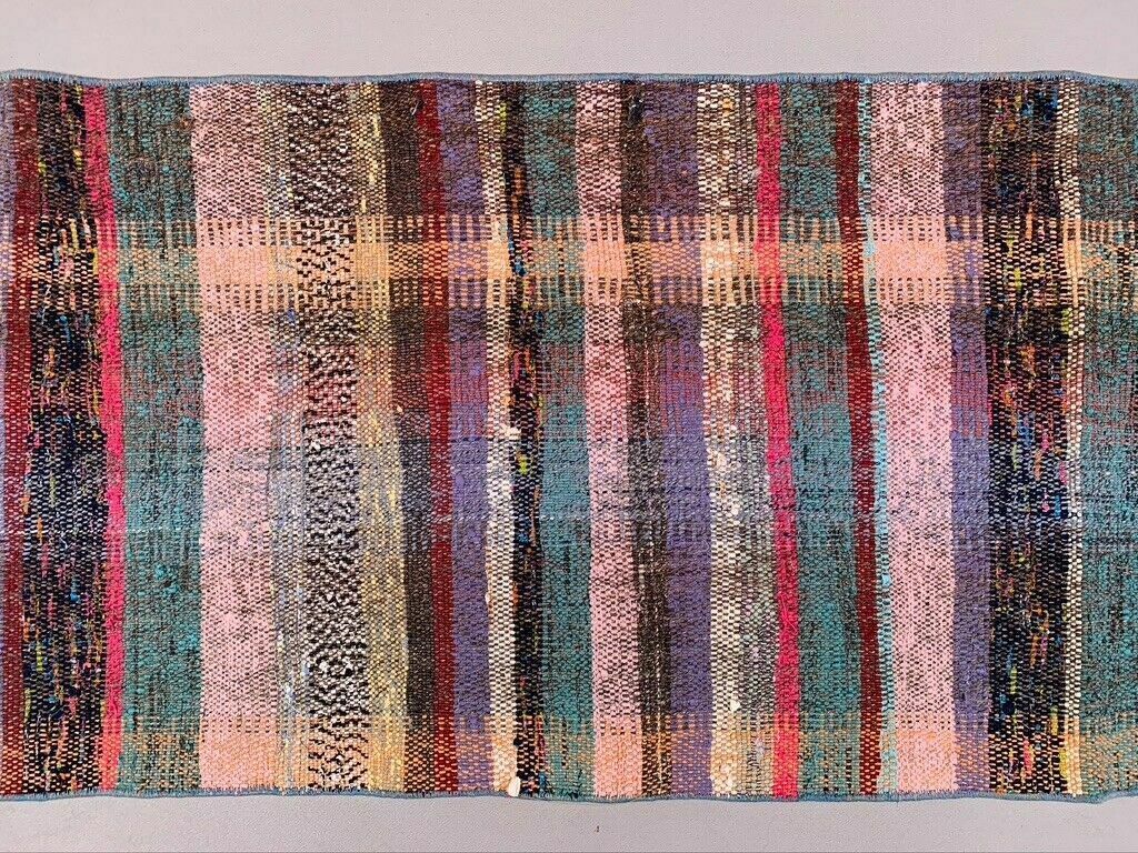Old Turkish Narrow Kilim Runner 336x50 Cm Shabby Chic, Vintage Kelim photo Textiles