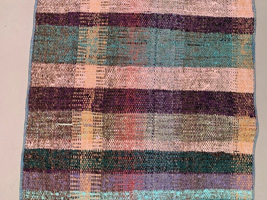 Old Turkish Narrow Kilim Runner 336x50 Cm Shabby Chic, Vintage Kelim photo vinterior