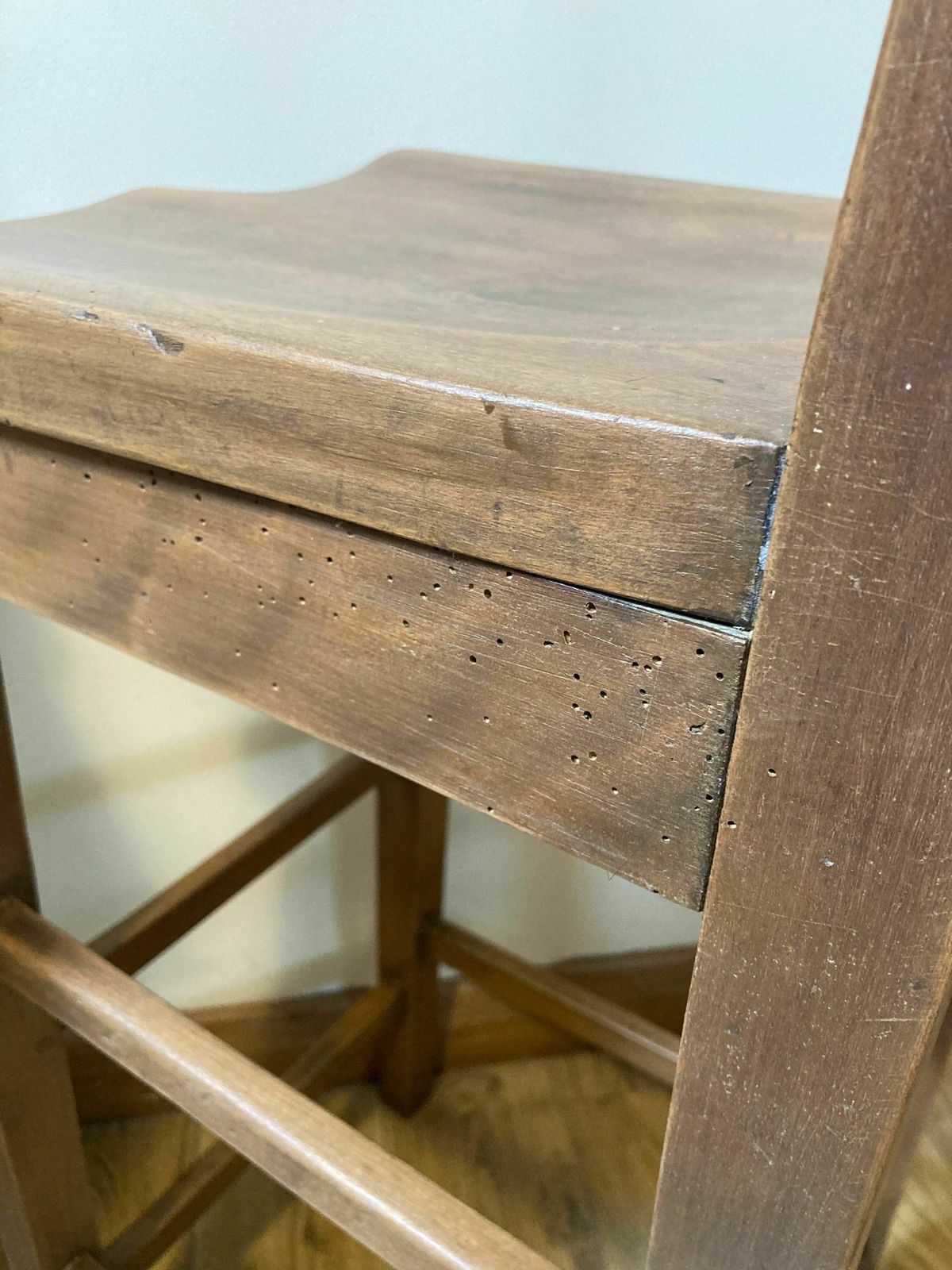 Upcycled Tall Wooden Bar Stool End Of Season Clearance Sale!!!! photo buy