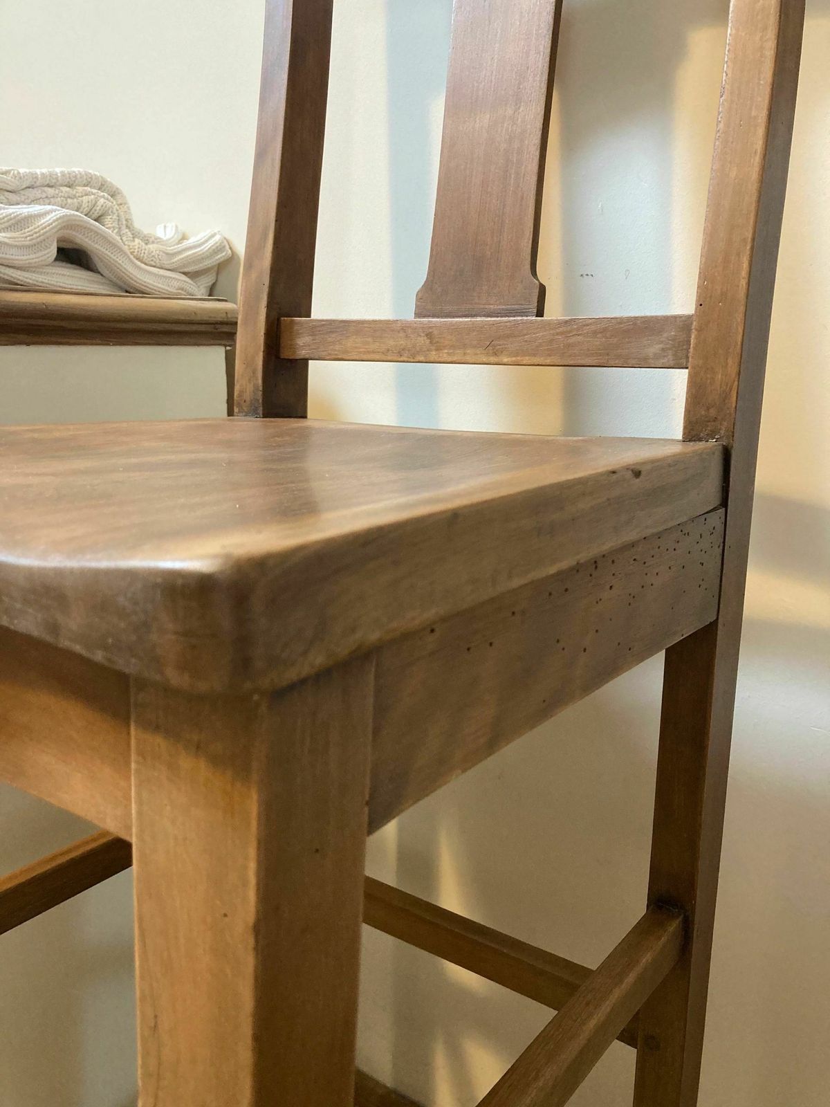 Upcycled Tall Wooden Bar Stool End Of Season Clearance Sale!!!! photo vintage