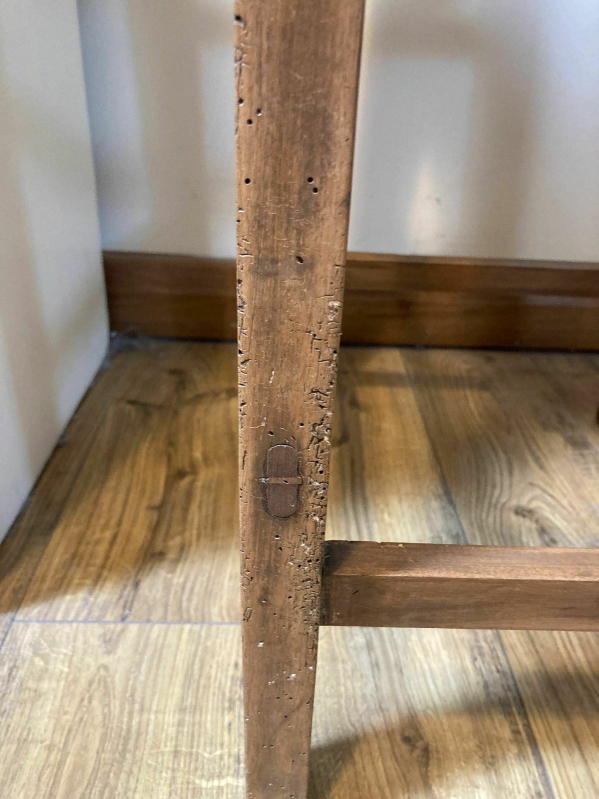 photo furniture Upcycled Tall Wooden Bar Stool End Of Season Clearance Sale!!!!