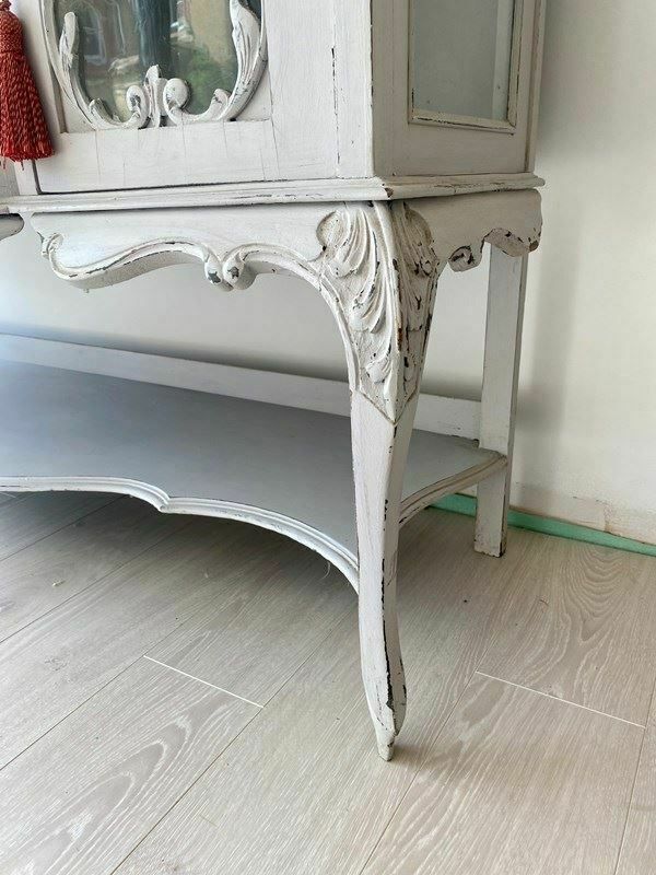 Decorative Painted Victorian Dresser Sideboard photo vintage