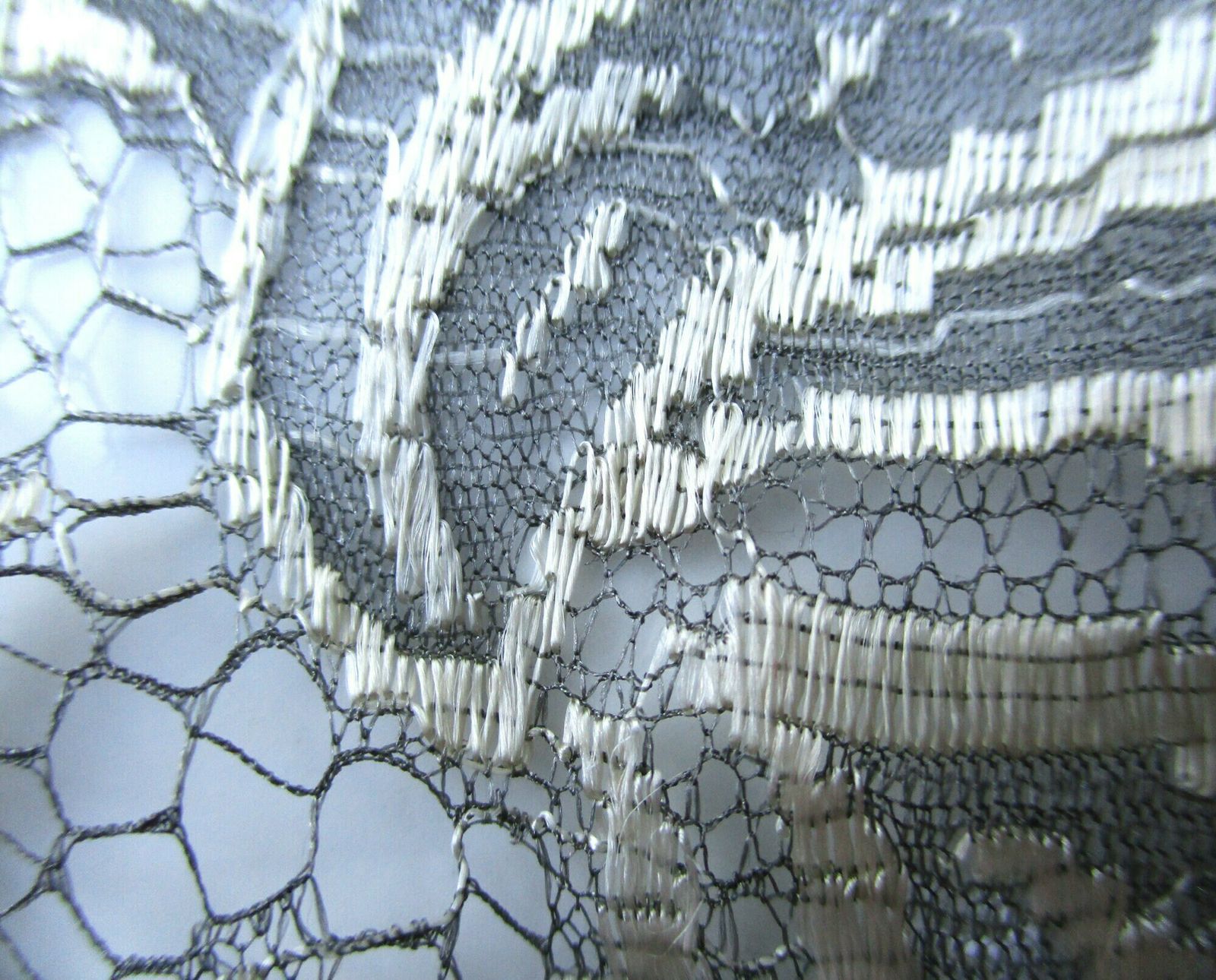 Antique French Lace Fabric | Bridal Lace | Dressmaking Lace | Vintage Lace photo vinterior