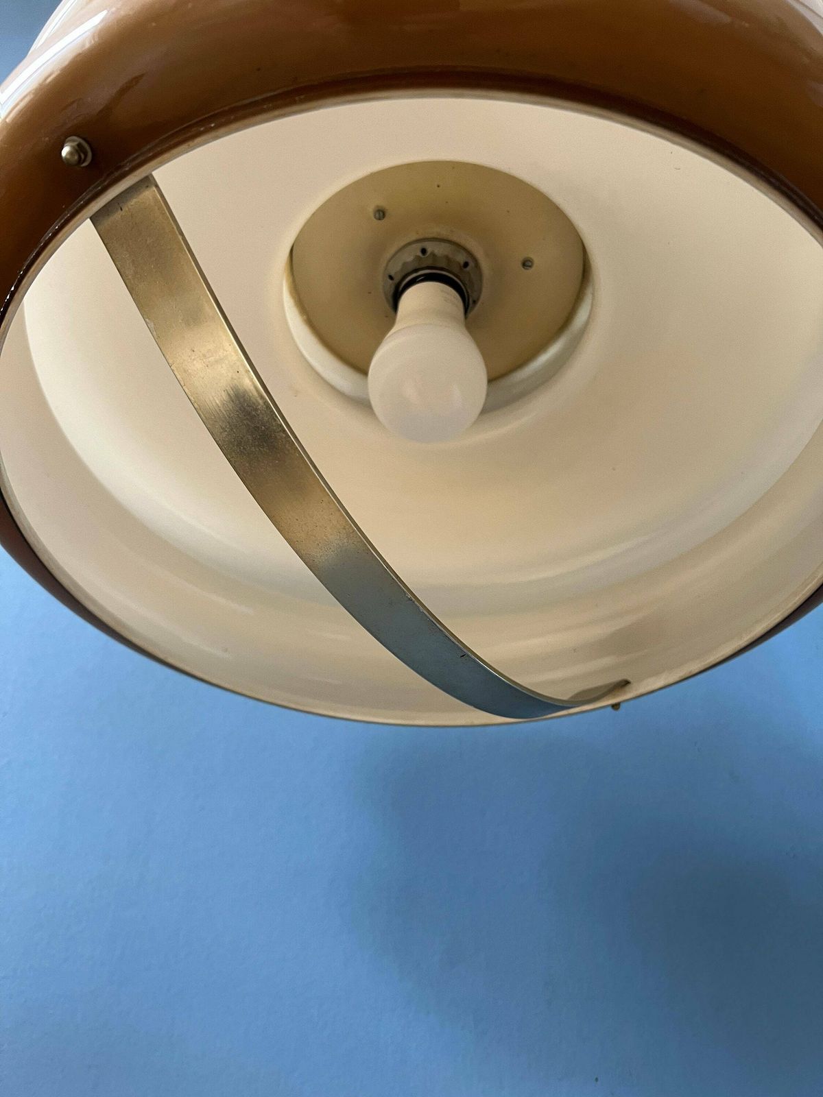 photo furniture Vintage Space Age Hanglamp Van Herda Met Acrylglazen Paddenstoelkap