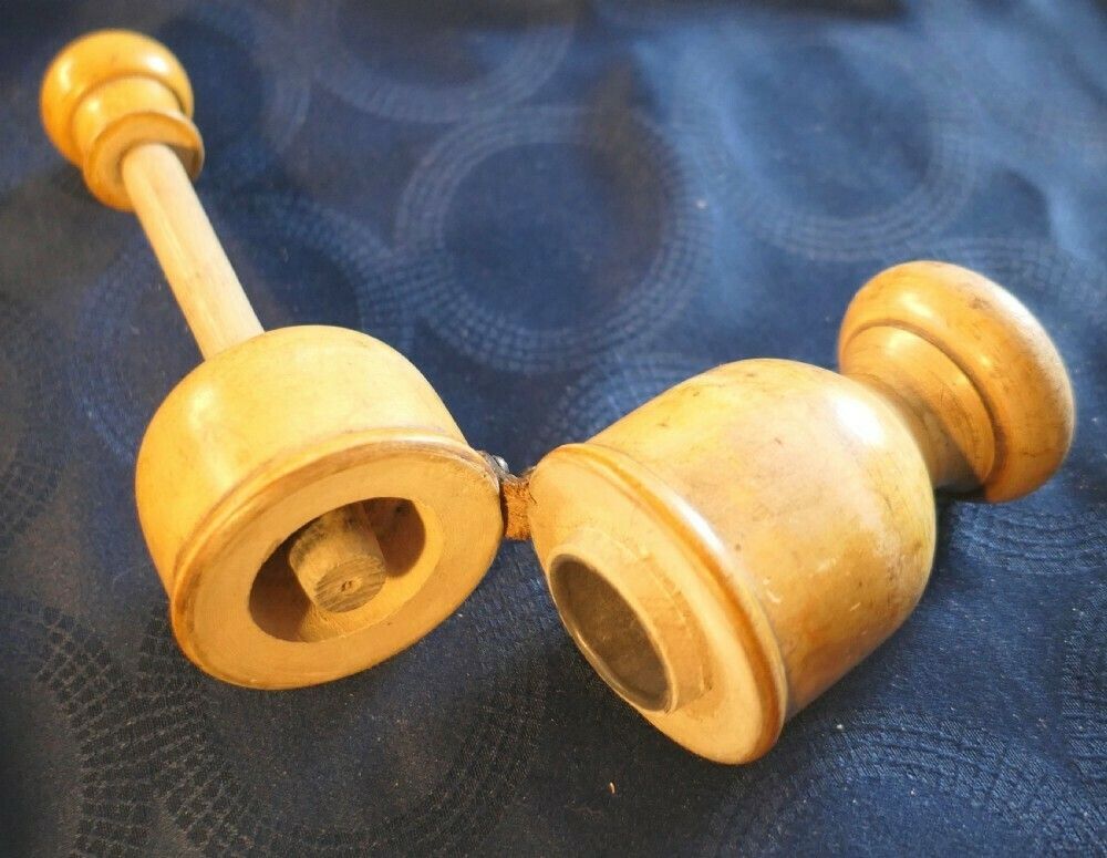 Treen Wine Bottle Corker Or Cork Compressor photo Home Decor