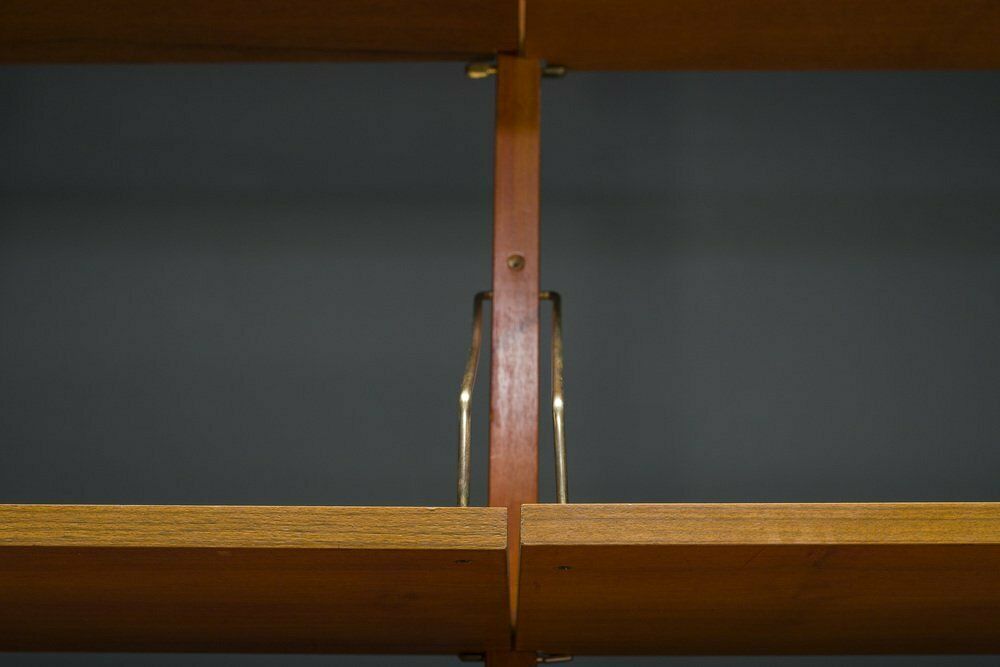 Danish Teak Ps Modular Wall Shelves By Preben Sørensen For Randers Møbelfabrik, 1960s, 11 . Set photo vinterior