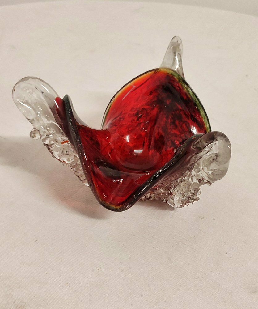 Murano Glass Centerpiece, Italy, 1970s photo vintage