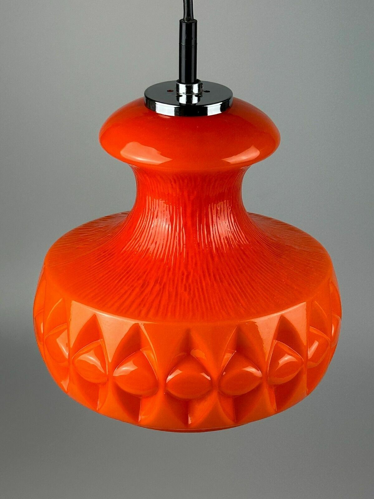 60s 70s Peill & Putzler Hanging Lamp Ceiling Lamp Glass Space Design Lamp photo Lighting