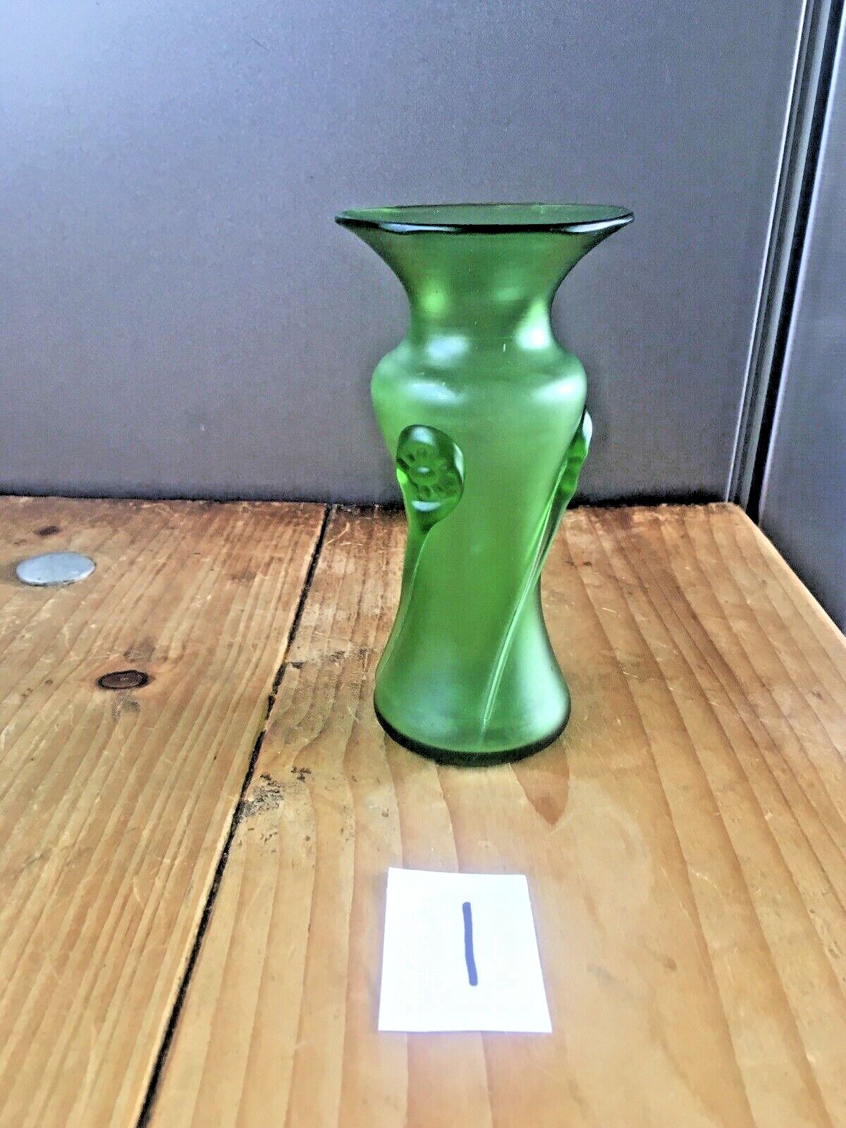 photo furniture 1 Art Nouveau Bohemian Czech Iridescent Trailed Tadpole Vase Loetz Vesuvian