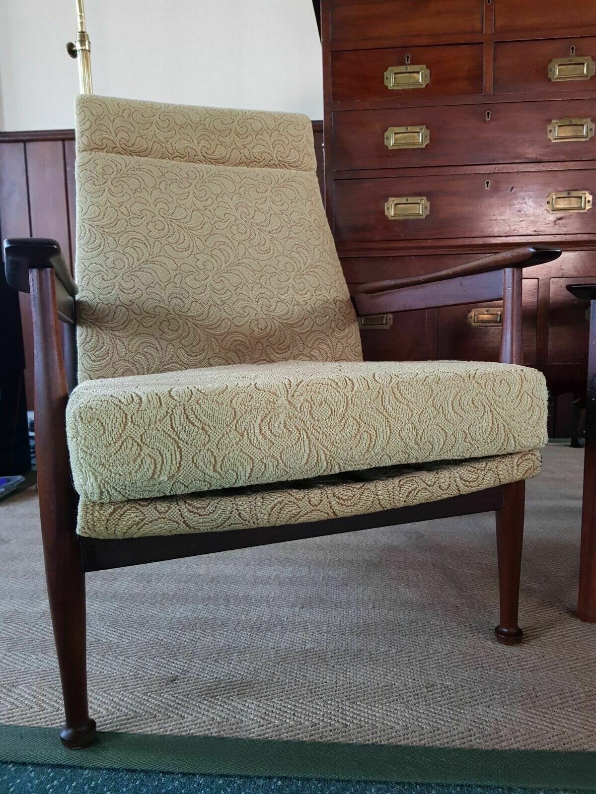 Mid Century Guy Rogers Manhattan Armchair photo 395.0