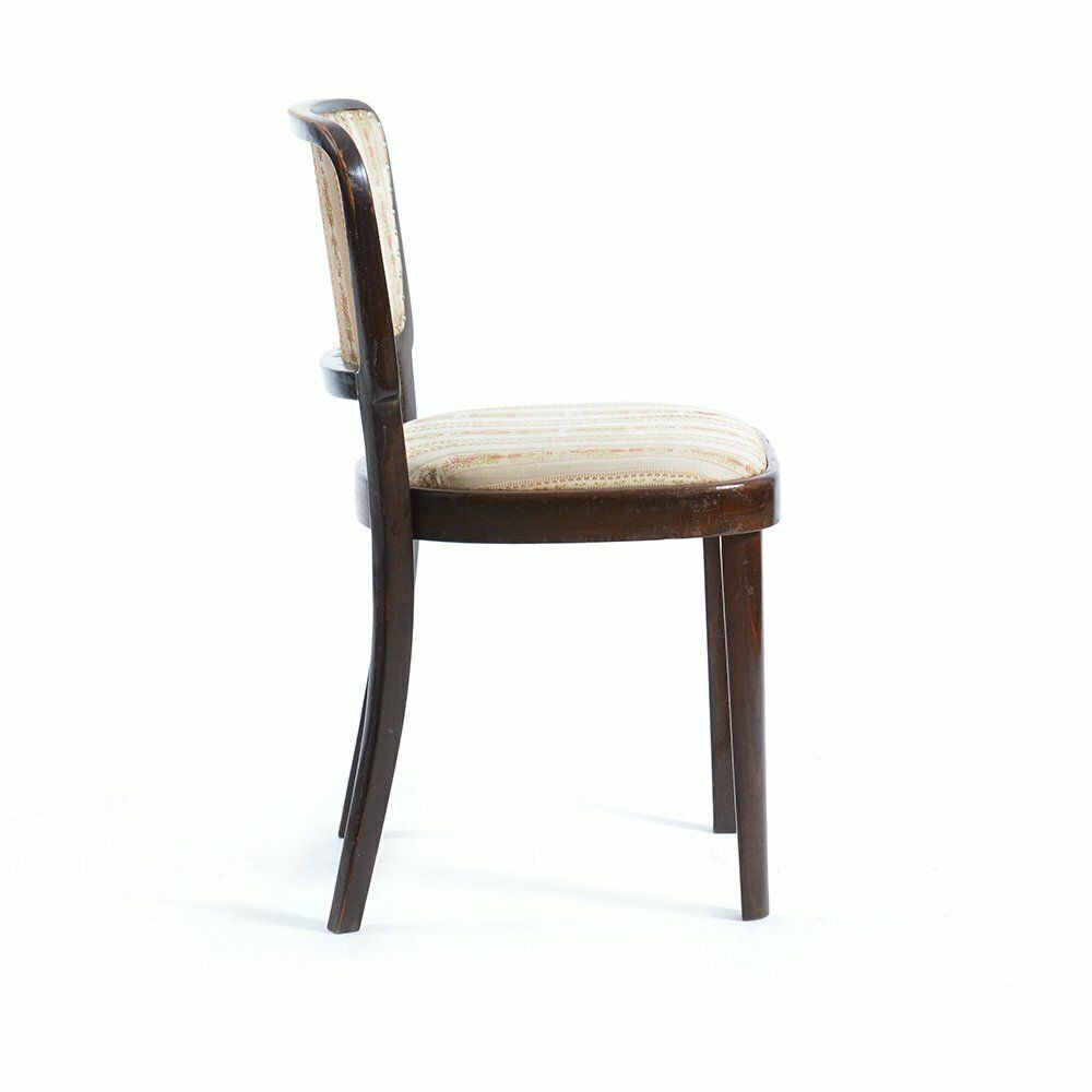 Original Dining Chairs By Thonet In Original Vintage Fabric, 1940, Set Of 4 photo 1250.0