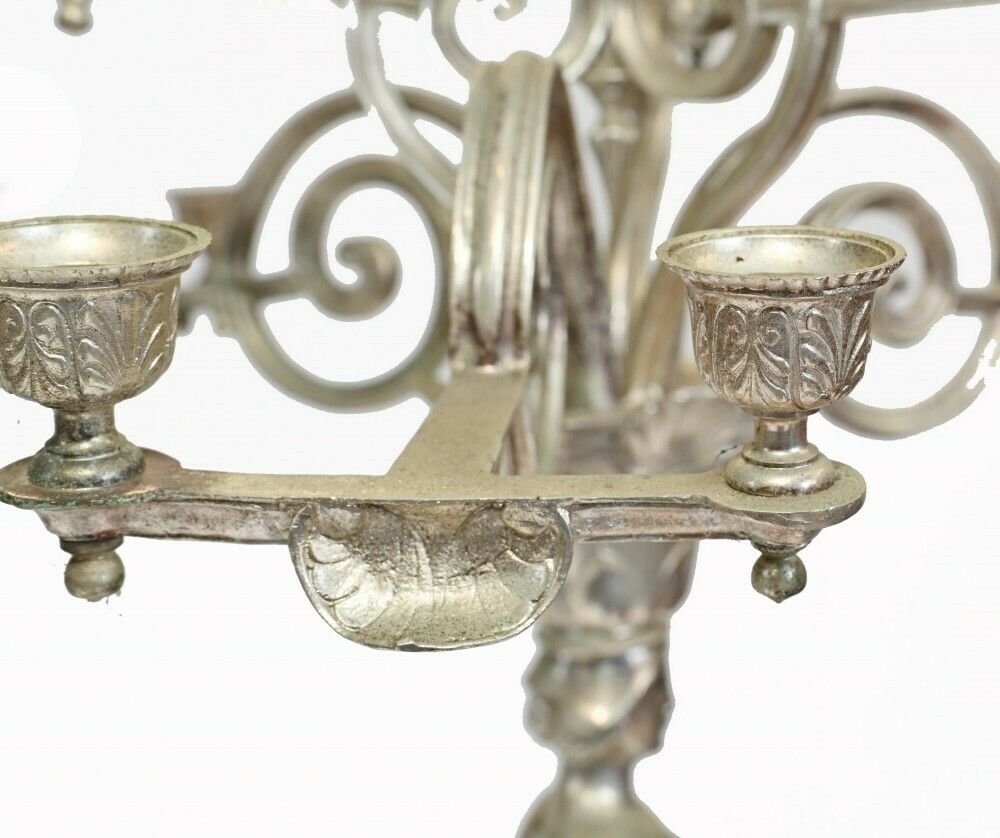 photo furniture Pair Silverplate Candelabras   2.5 Ft English Victorian Maidens