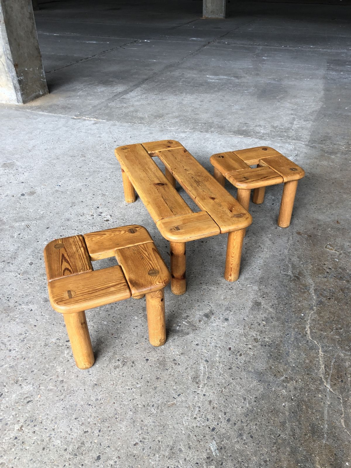 Finnish Coffee Tables By Olof Ottelin For Stockmann, 1958, Set Of 3 photo Furniture
