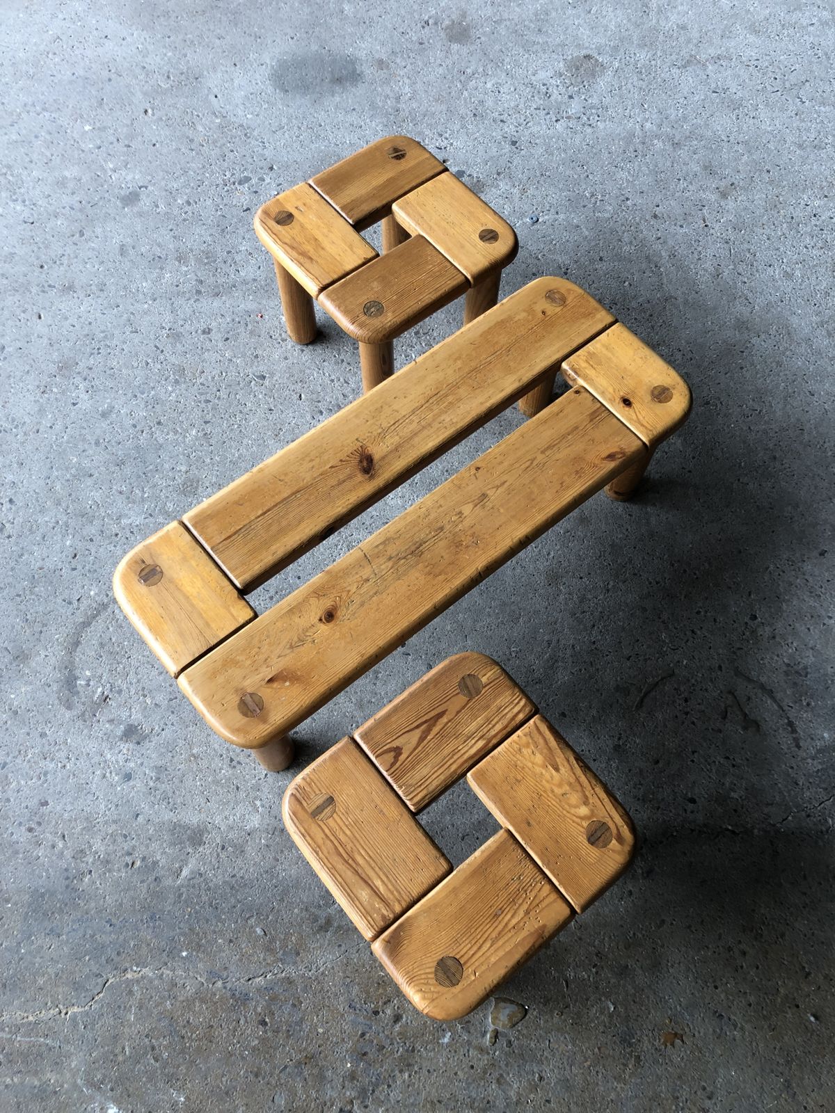 photo furniture Finnish Coffee Tables By Olof Ottelin For Stockmann, 1958, Set Of 3