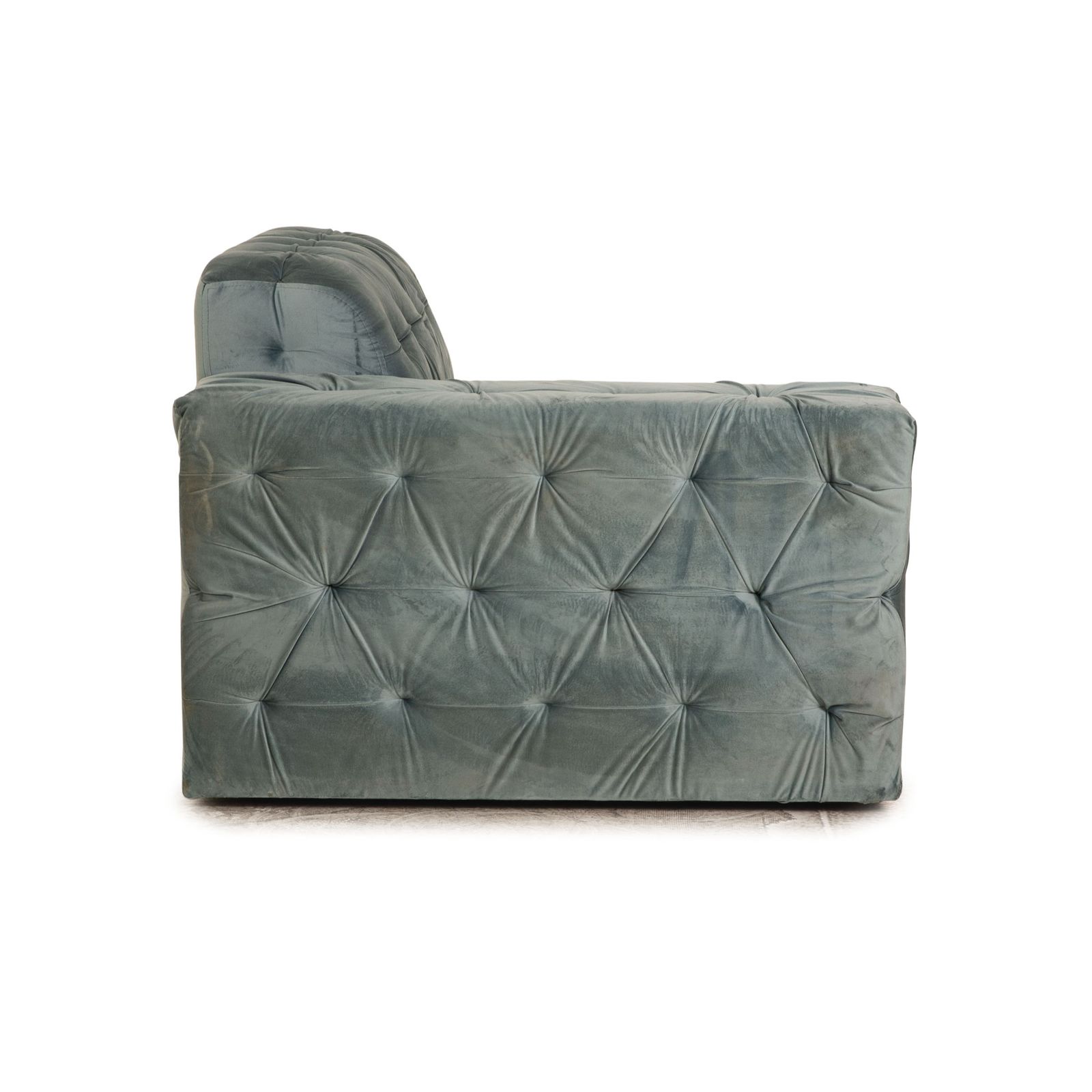Iconx Studios Venus Velvet Fabric Lounger Blue photo vintage