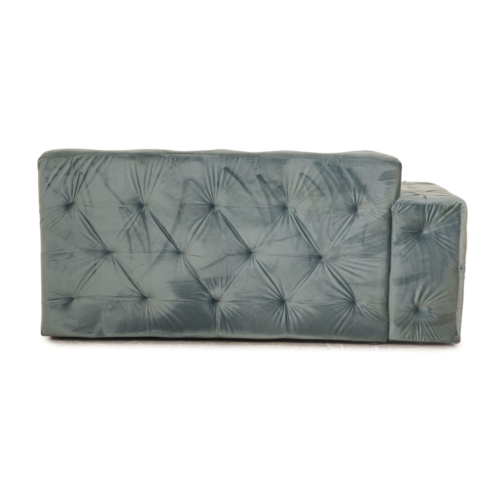 photo furniture Iconx Studios Venus Velvet Fabric Lounger Blue