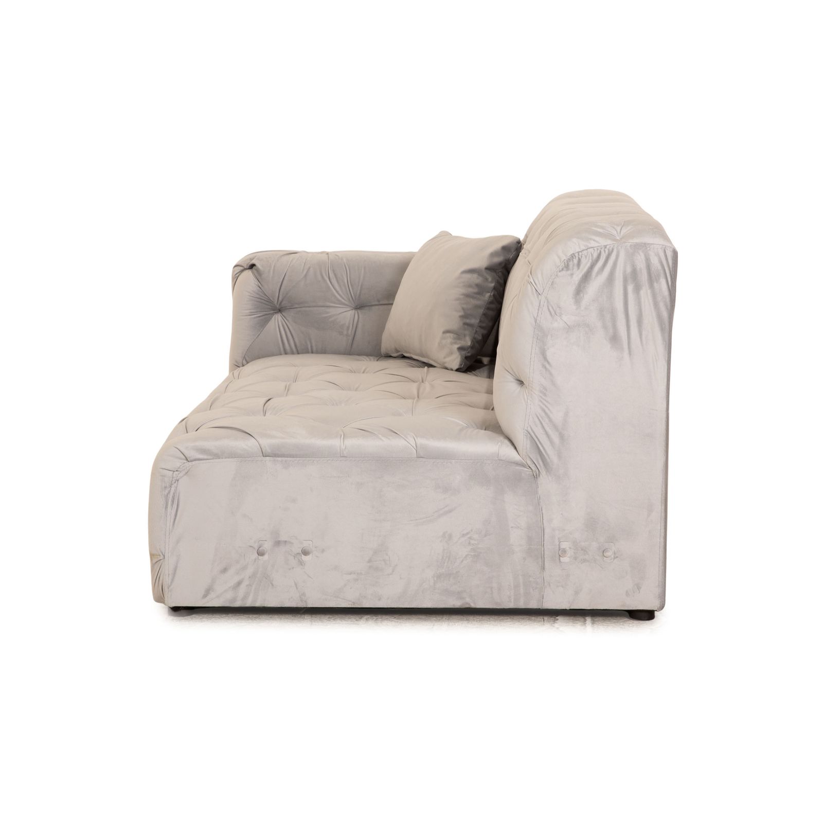 Iconx Studios Venus Velvet Fabric Lounger Grey photo vintage