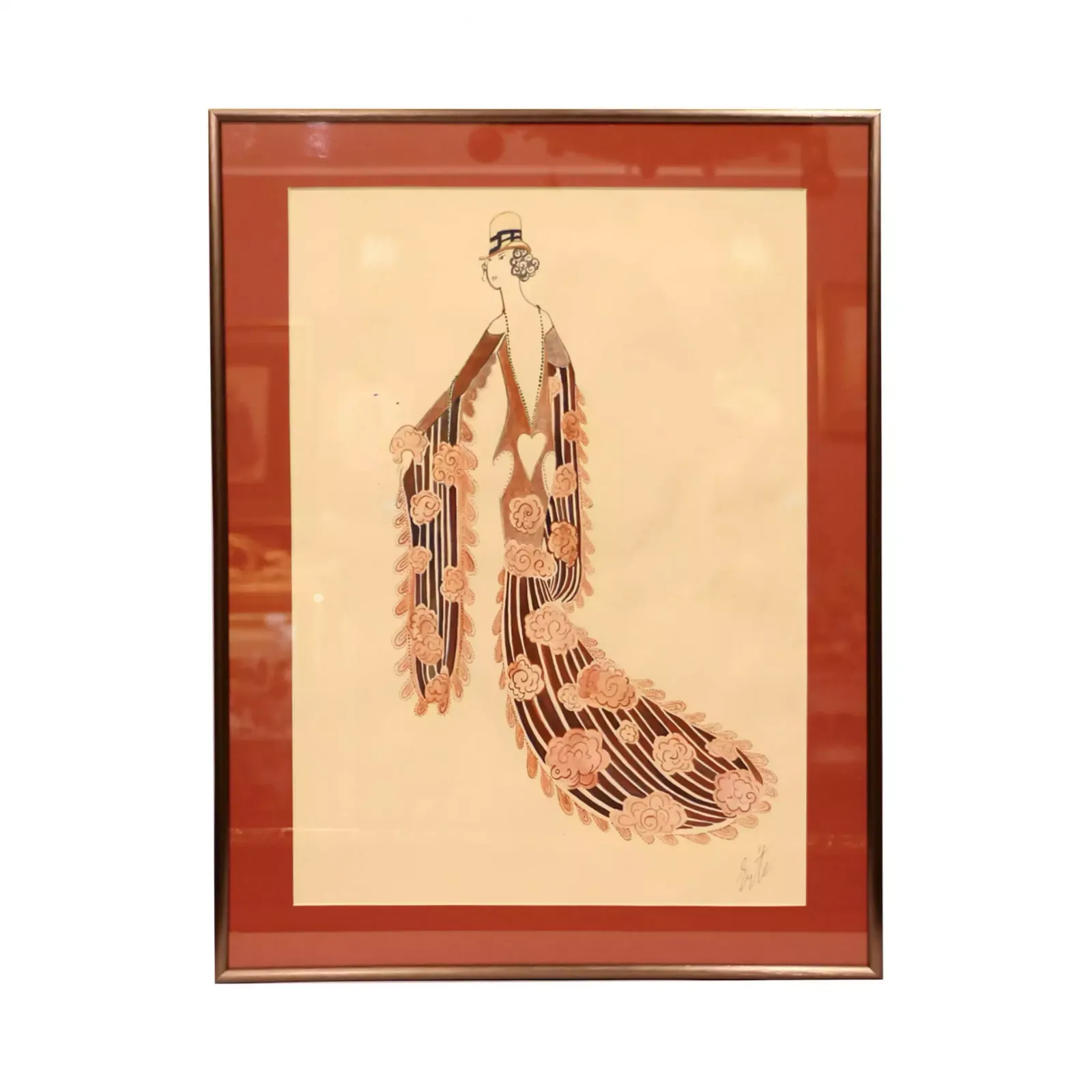 Drawing From The "Stage Costumes" Series. Erte photo for sale